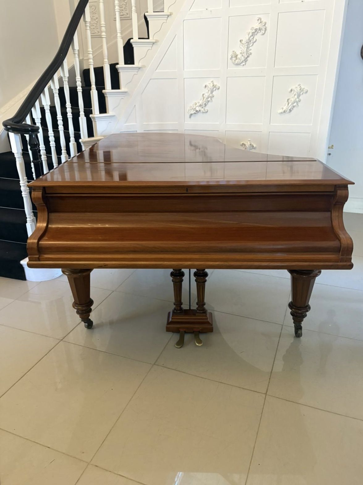 Exceptional Quality Antique C.Bechstein 19th Century Rosewood Boudoir Grand Piano Model V (1898) photo Home Decor