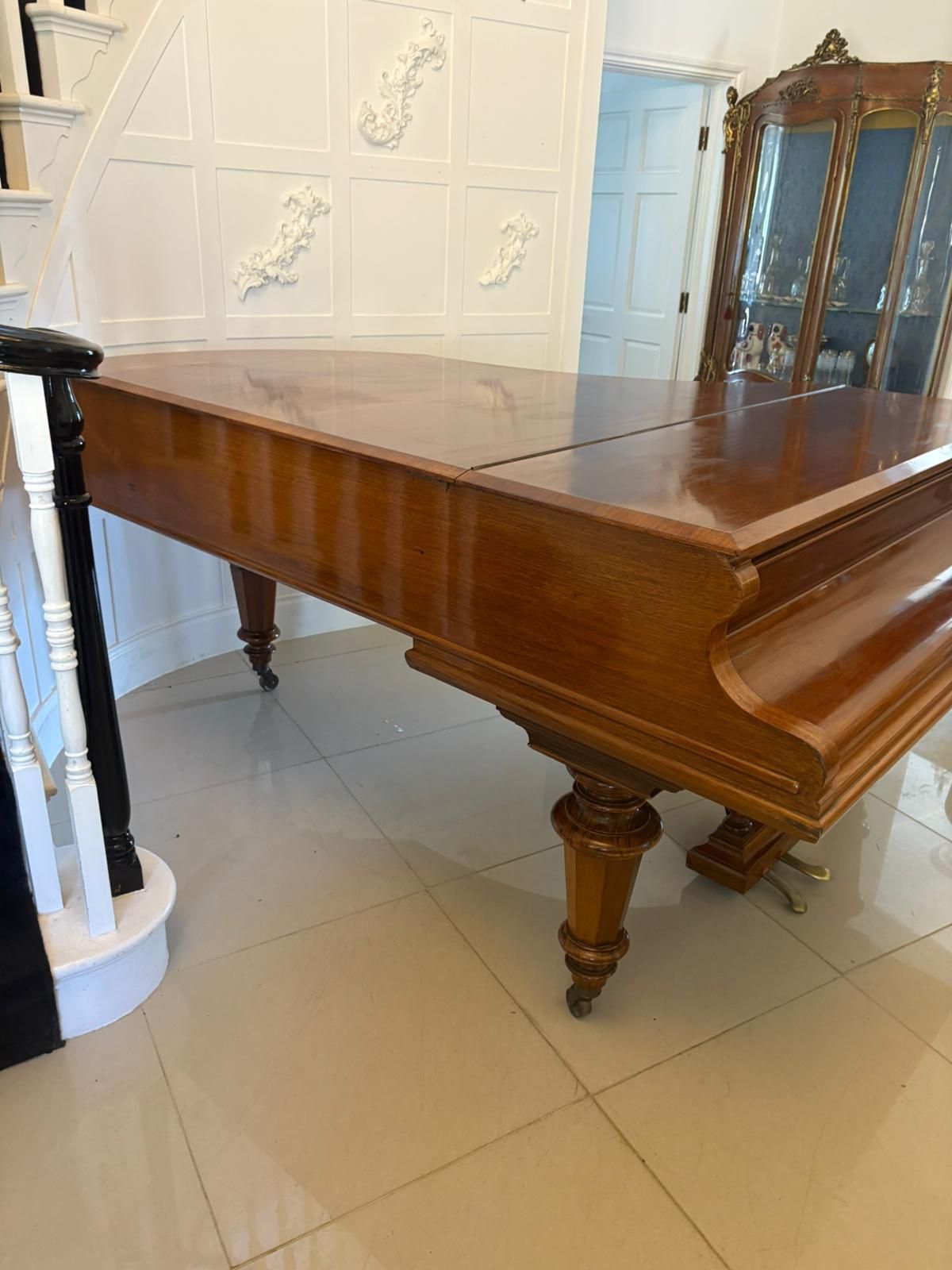 photo furniture Exceptional Quality Antique C.Bechstein 19th Century Rosewood Boudoir Grand Piano Model V (1898)