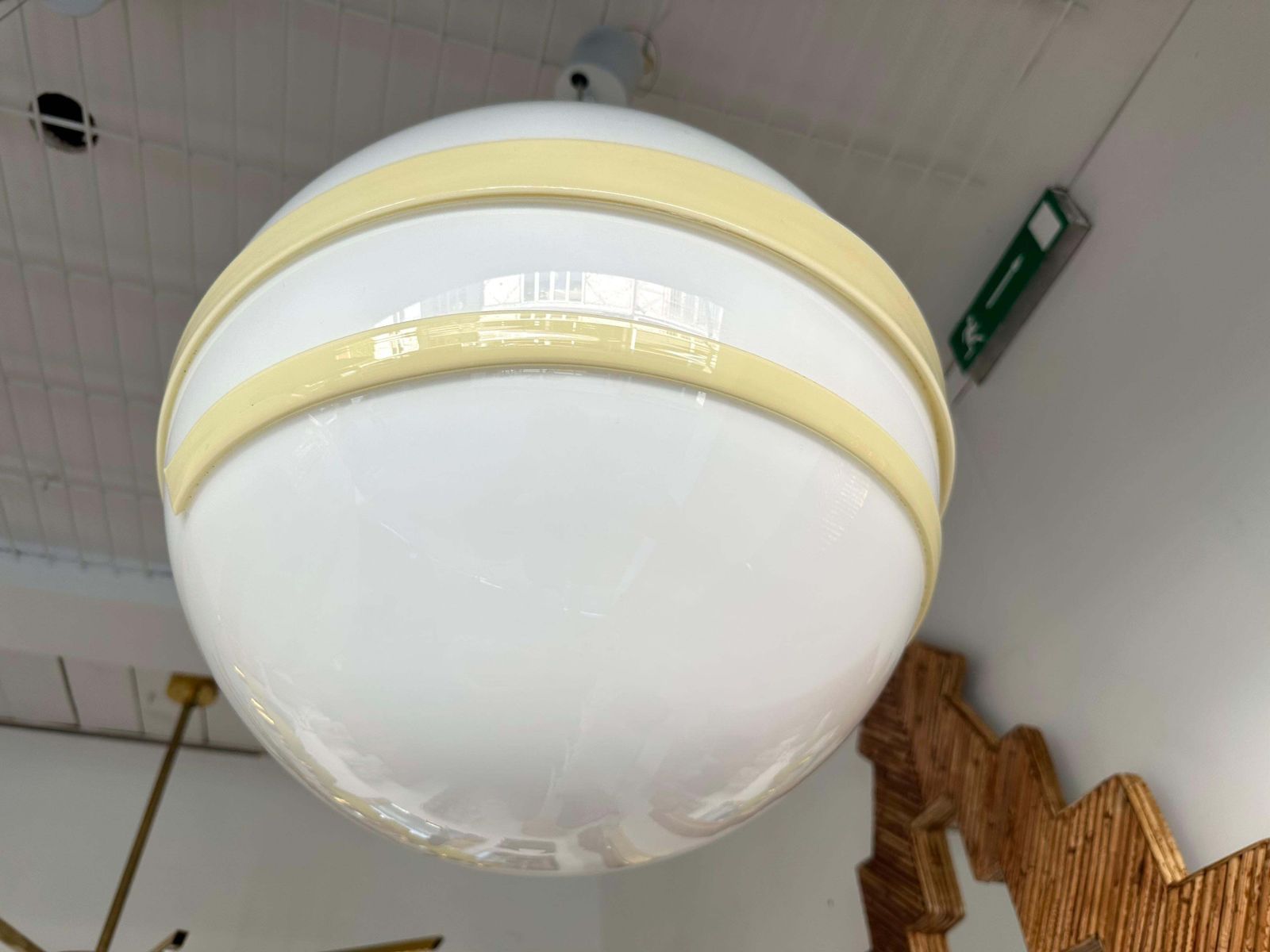 Saturn Ball Murano Glass Pendant Lighting By Murano Due, Italy, 1990s photo furniture