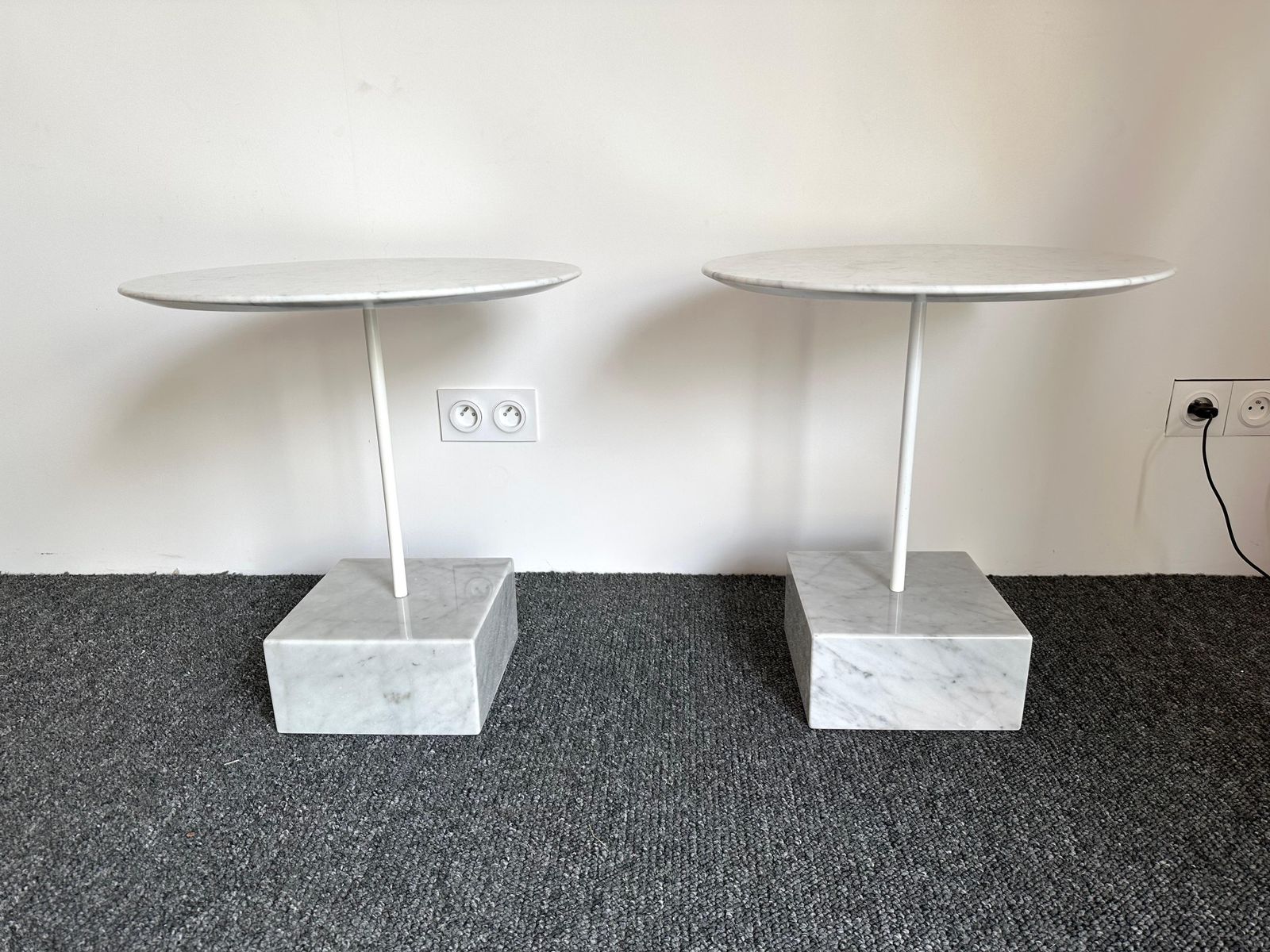Pair Of Side Tables Primavera By Ettore Sottsass, Italy, 1980s photo vinterior