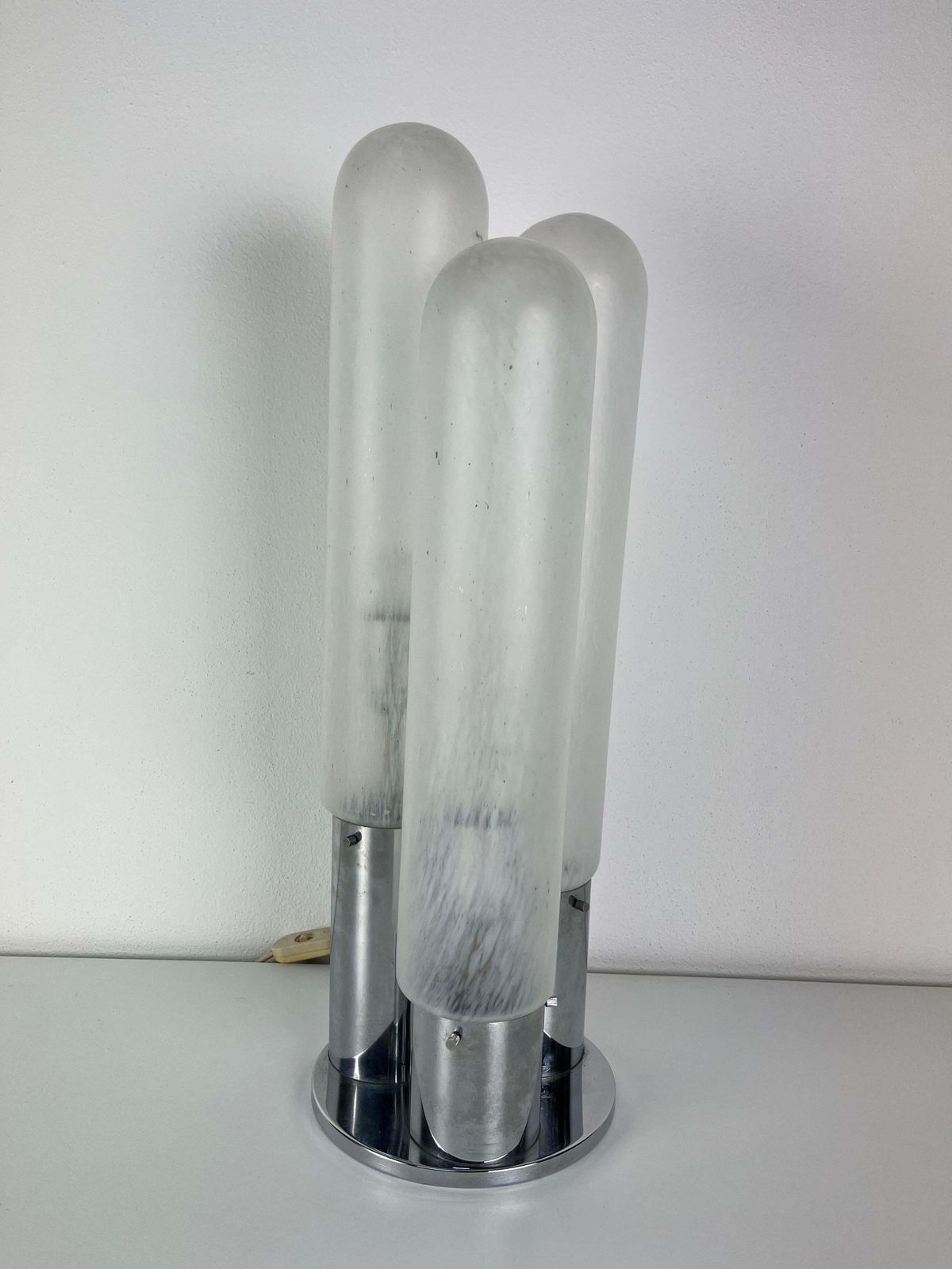 3 Light Murano Glass Table Lamp By Carlo Nason For Mazzega, 1970s photo vinterior