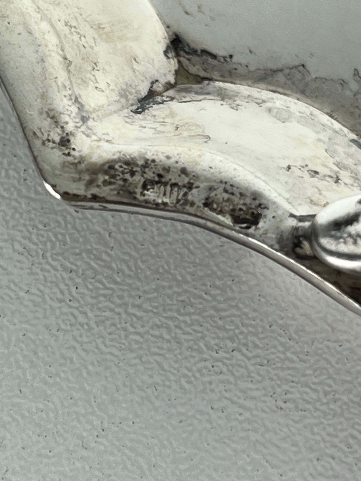 800 Silver Crumb Collector And Brush, Made In Italy, 1980s photo 1028.0