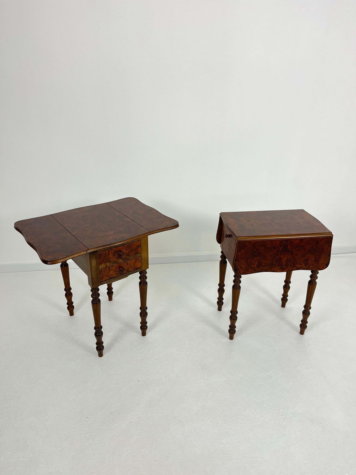 photo furniture Set Of 2 Victorian Style Folding Night Stands, 1960s