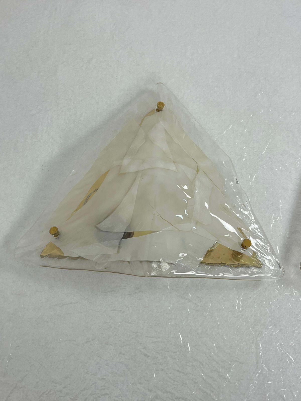 Set Of 3 Murano Glass Wall Lamps "La Murrina" 1970s photo buy