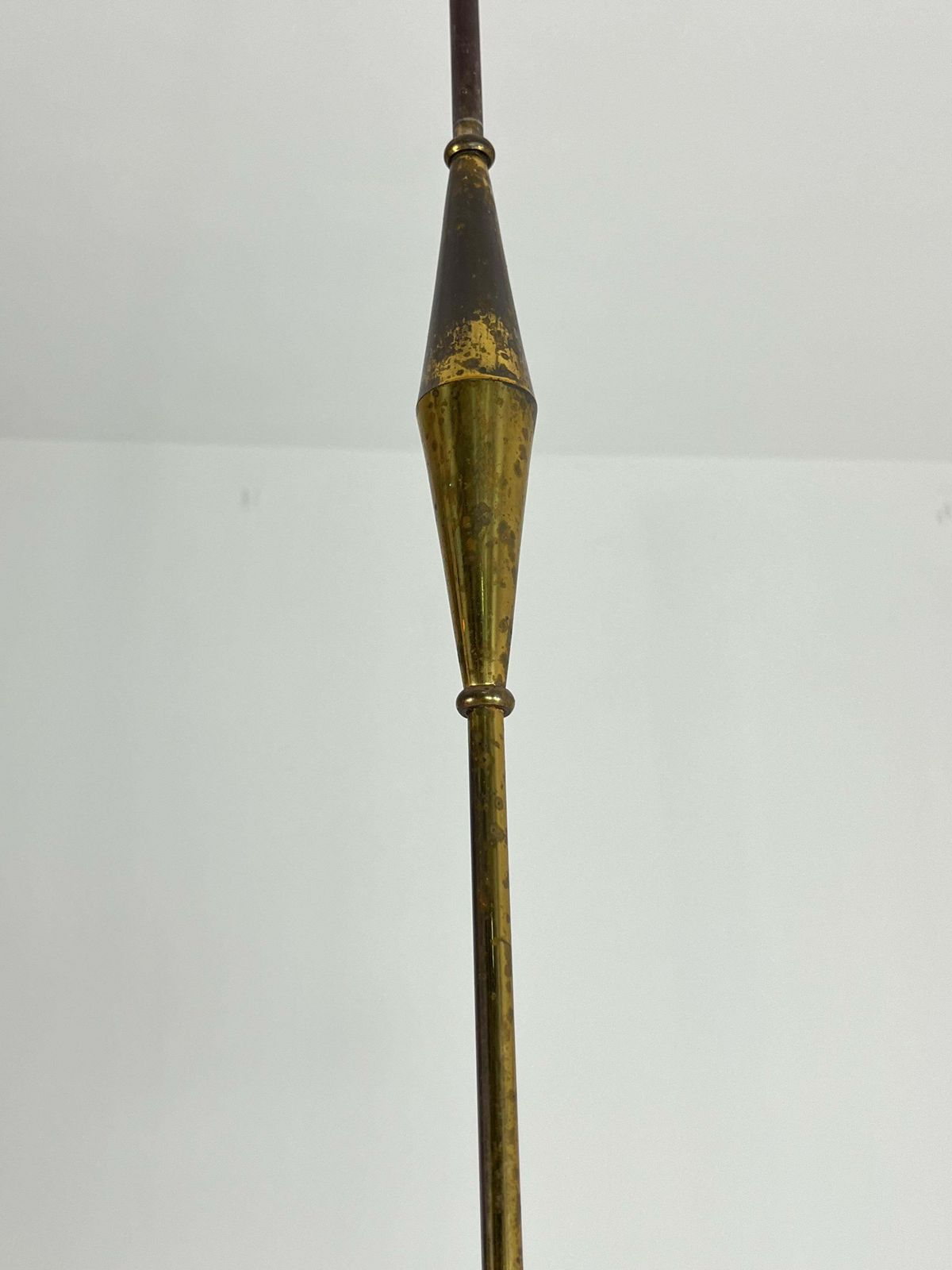 photo vinterior Nile Green Murano Glass And Brass Chandelier Attributed To Pietro Chiesa 1950s