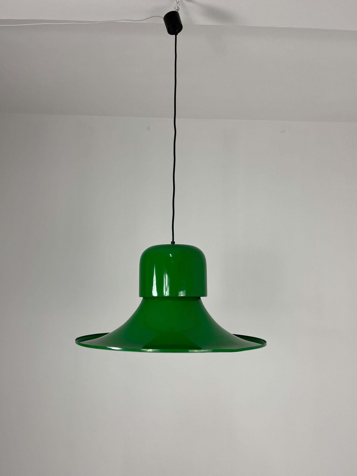 Pendant Lamp By Joe Colombo For Stilnovo 1960s, Large Diameter 64 Cm photo buy