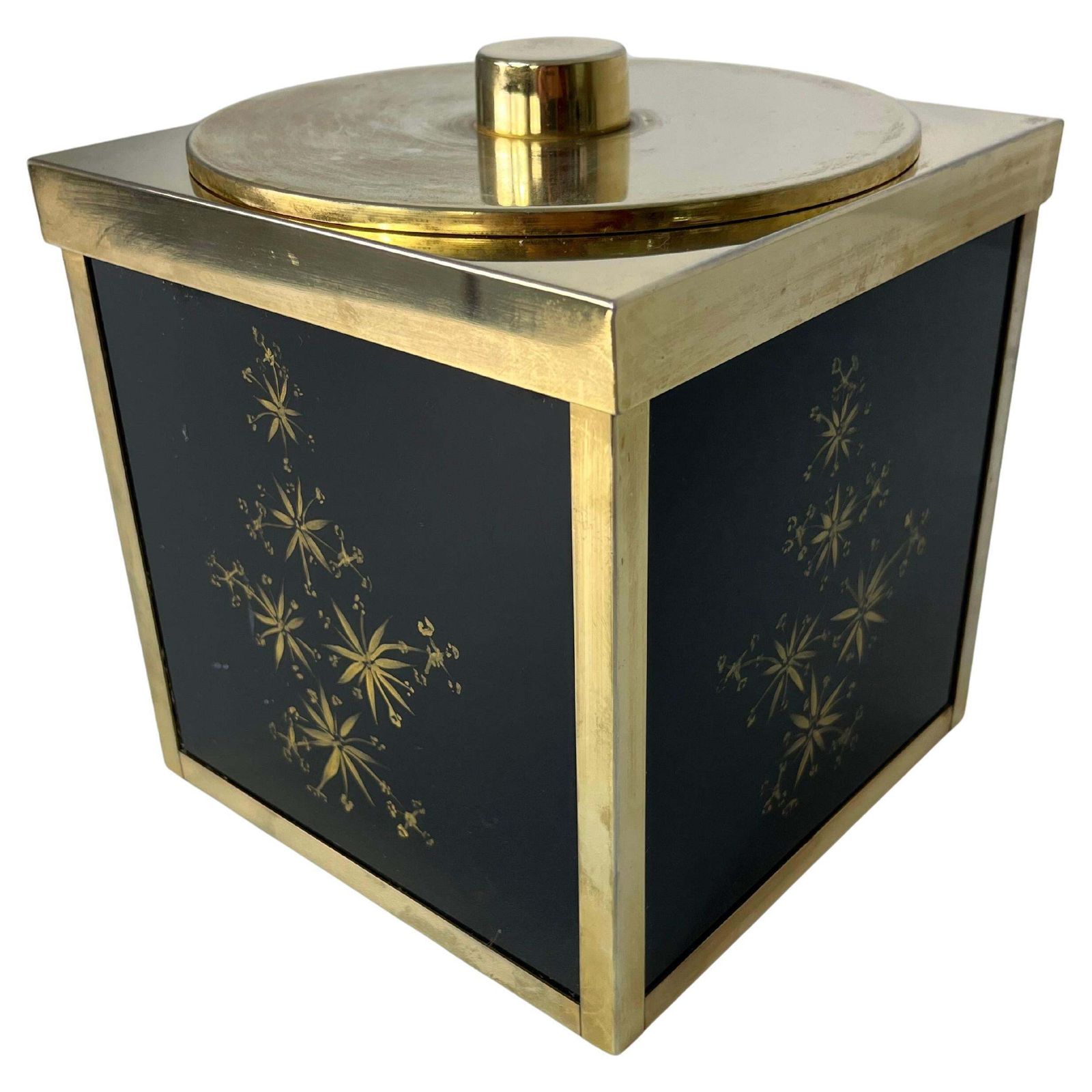 Mid Century Italian Paolo Traversi Brass Ice Bucket, 1960s