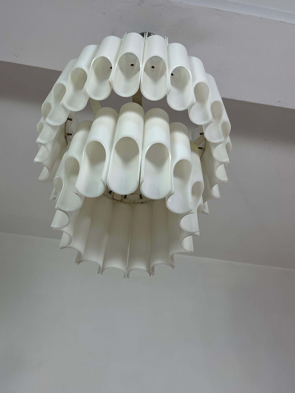 photo vinterior Wonderful "Teulada" Model Chandelier By Carlo Ponzio For Harvey Guzzini, 1972
