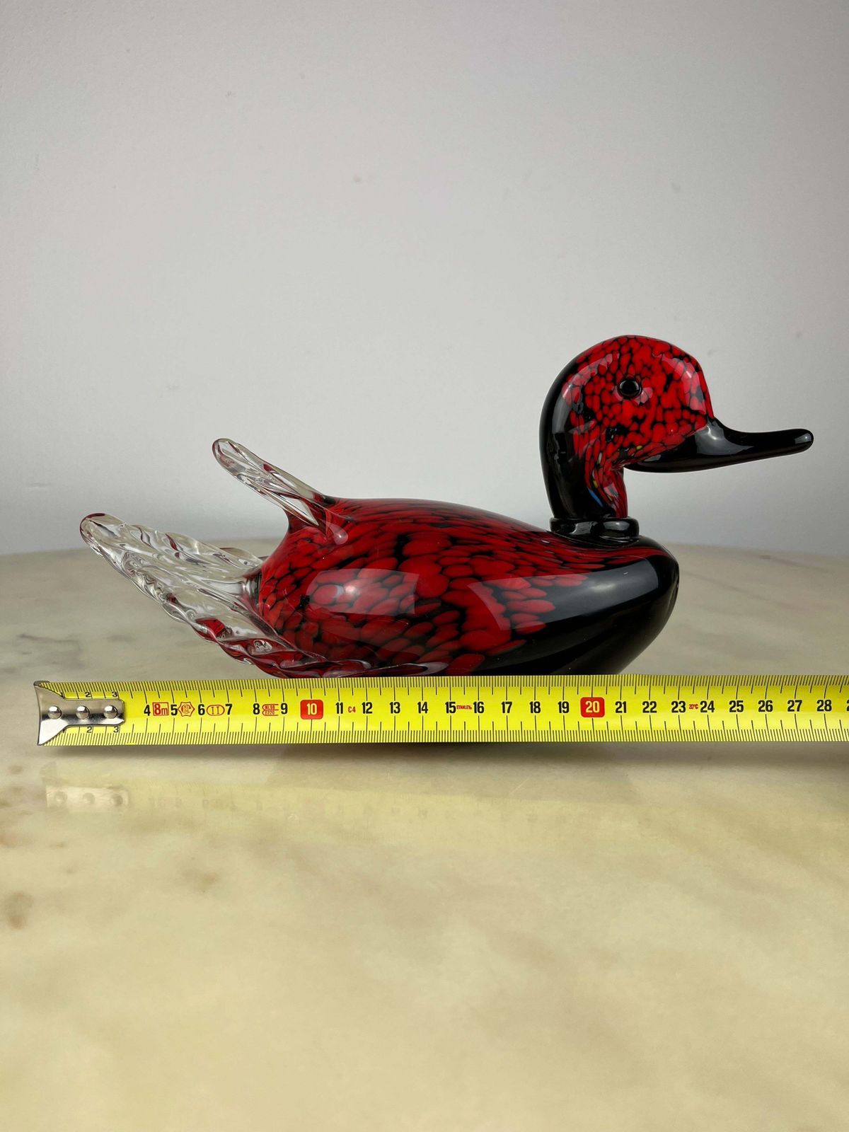 Large Vintage Murano Glass Goose,  1970s photo furniture