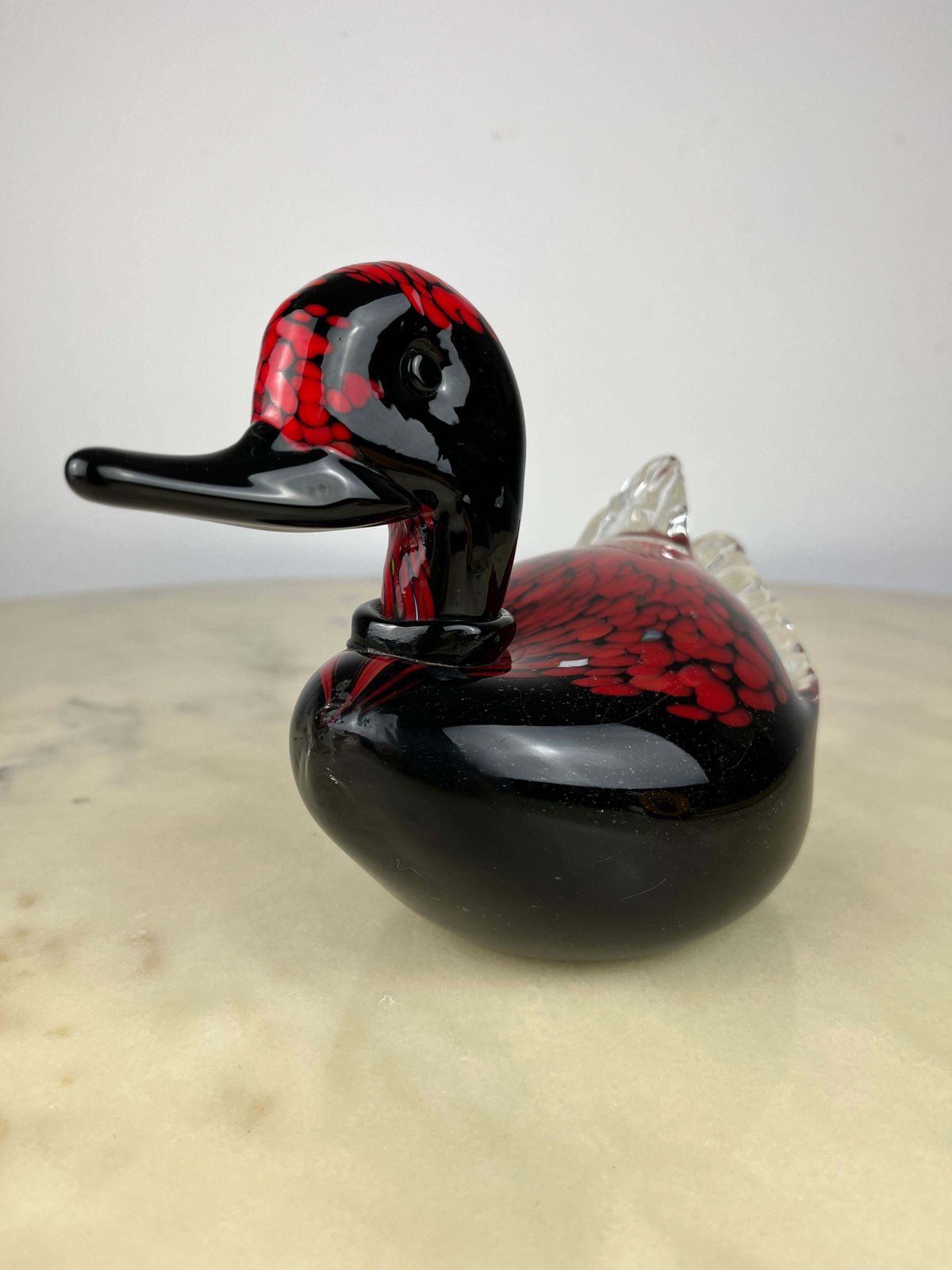 Large Vintage Murano Glass Goose,  1970s photo for sale