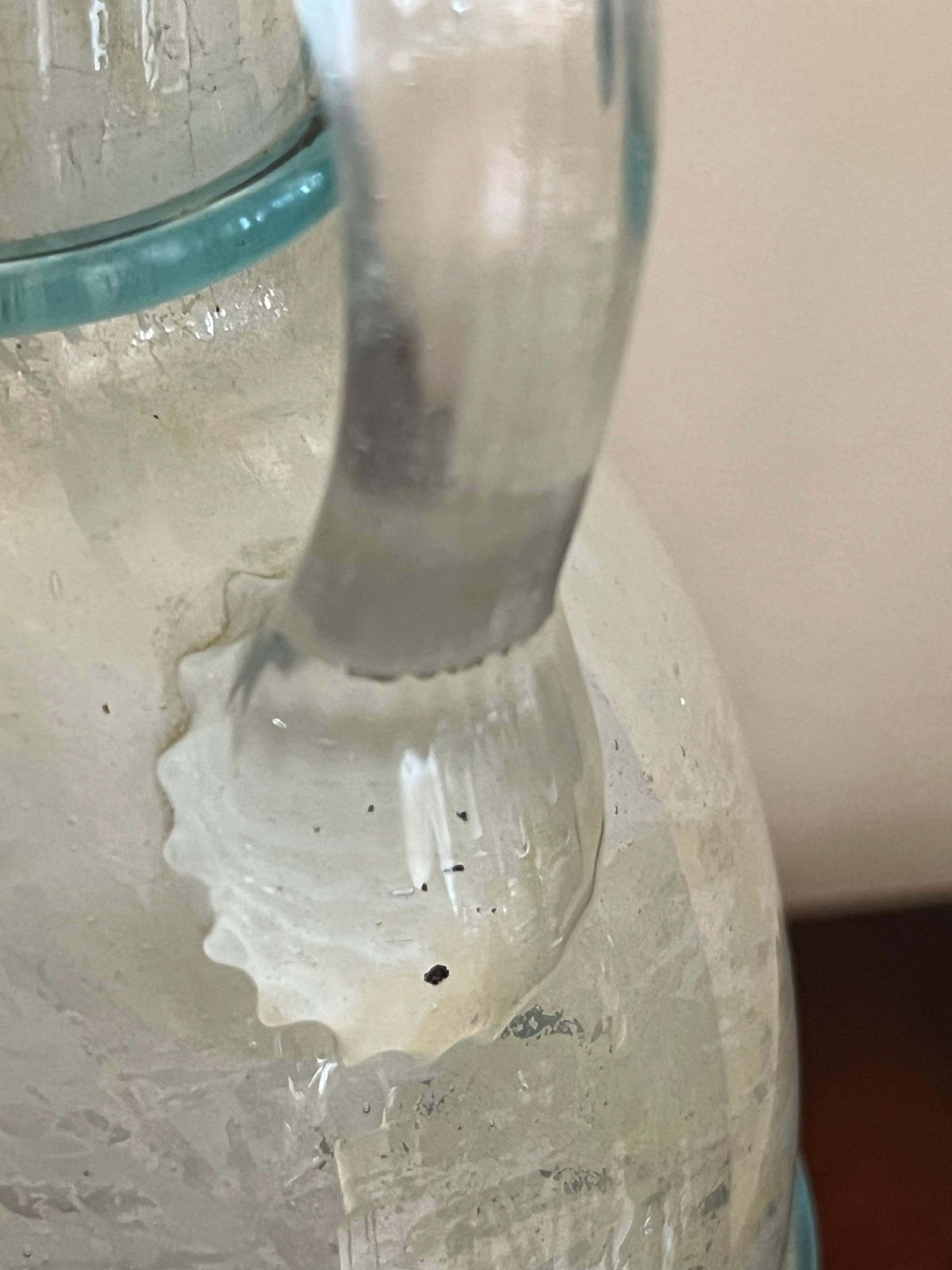 photo furniture Excavated Murano Glass Vase Attributed To Flavio Poli For Seguso 1940s