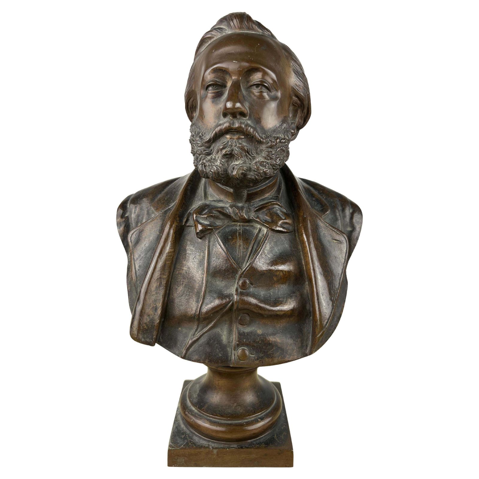 Jean Bulio, Bronze Statue Of Léon Gambetta, Prime Minister, France, 1930s
