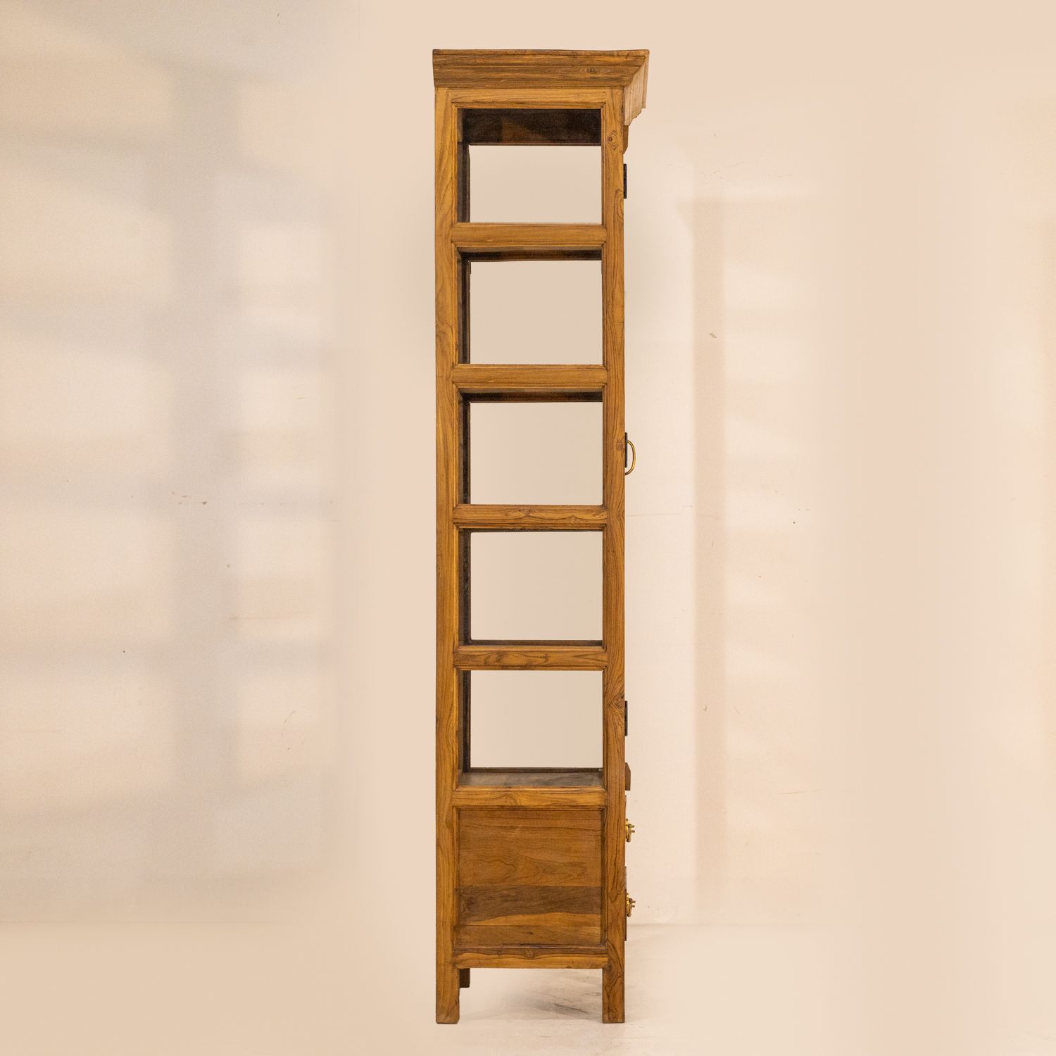 Indian Wood 6ft Glass Showcase Ra 15 photo Furniture
