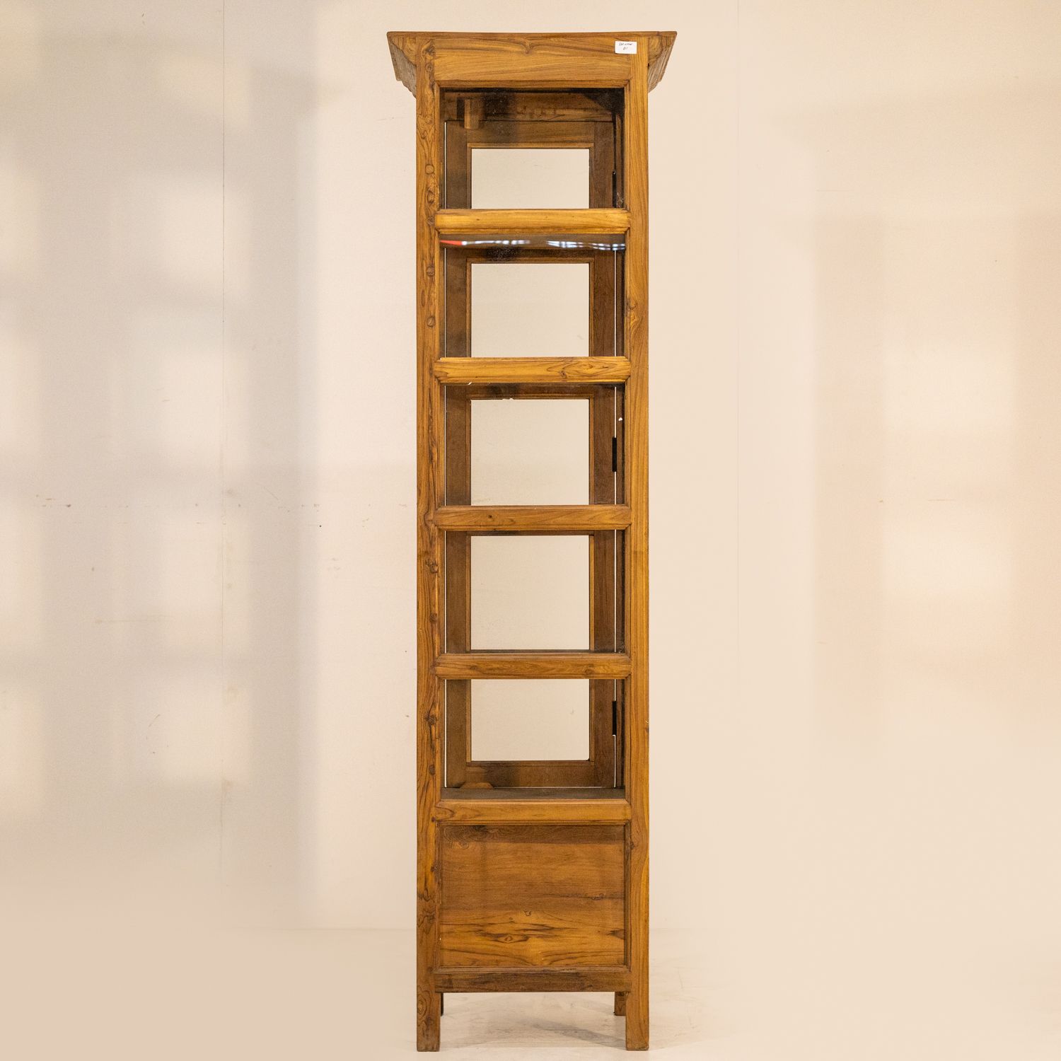 Indian Wood 6ft Glass Showcase Ra 15 photo vinterior
