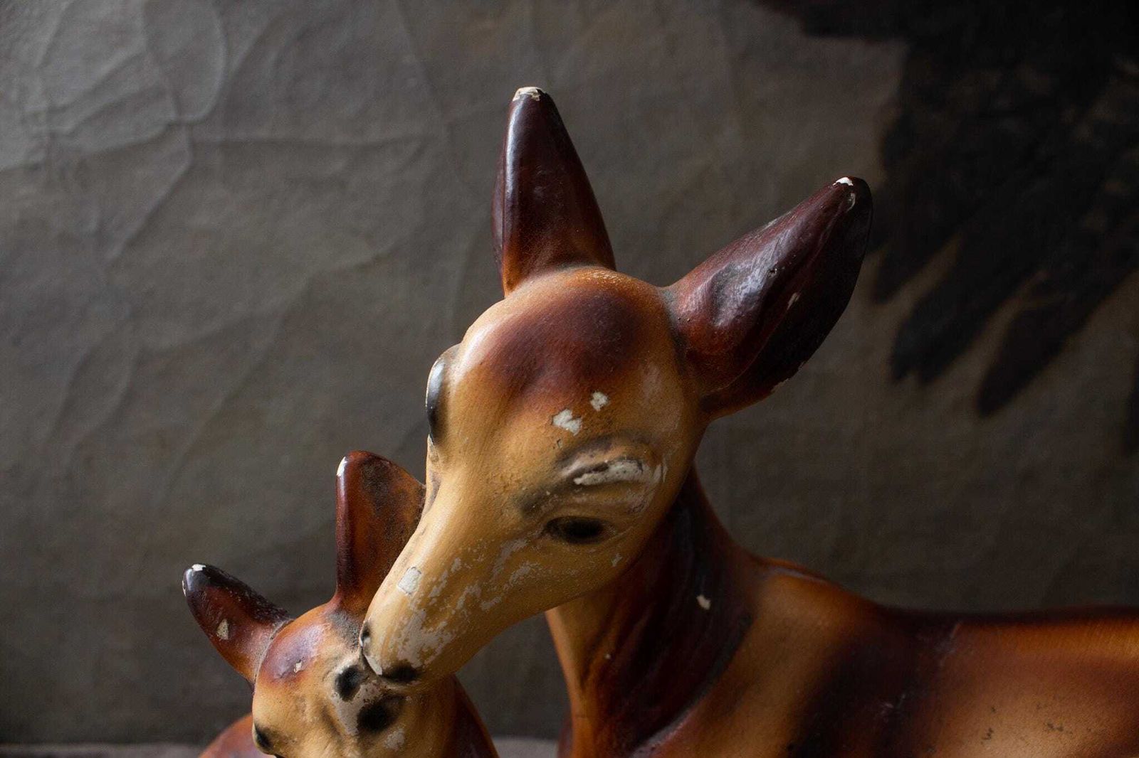 Vintage Ceramic Deer Figurine – Retro Woodland Animal Sculpture photo vinterior