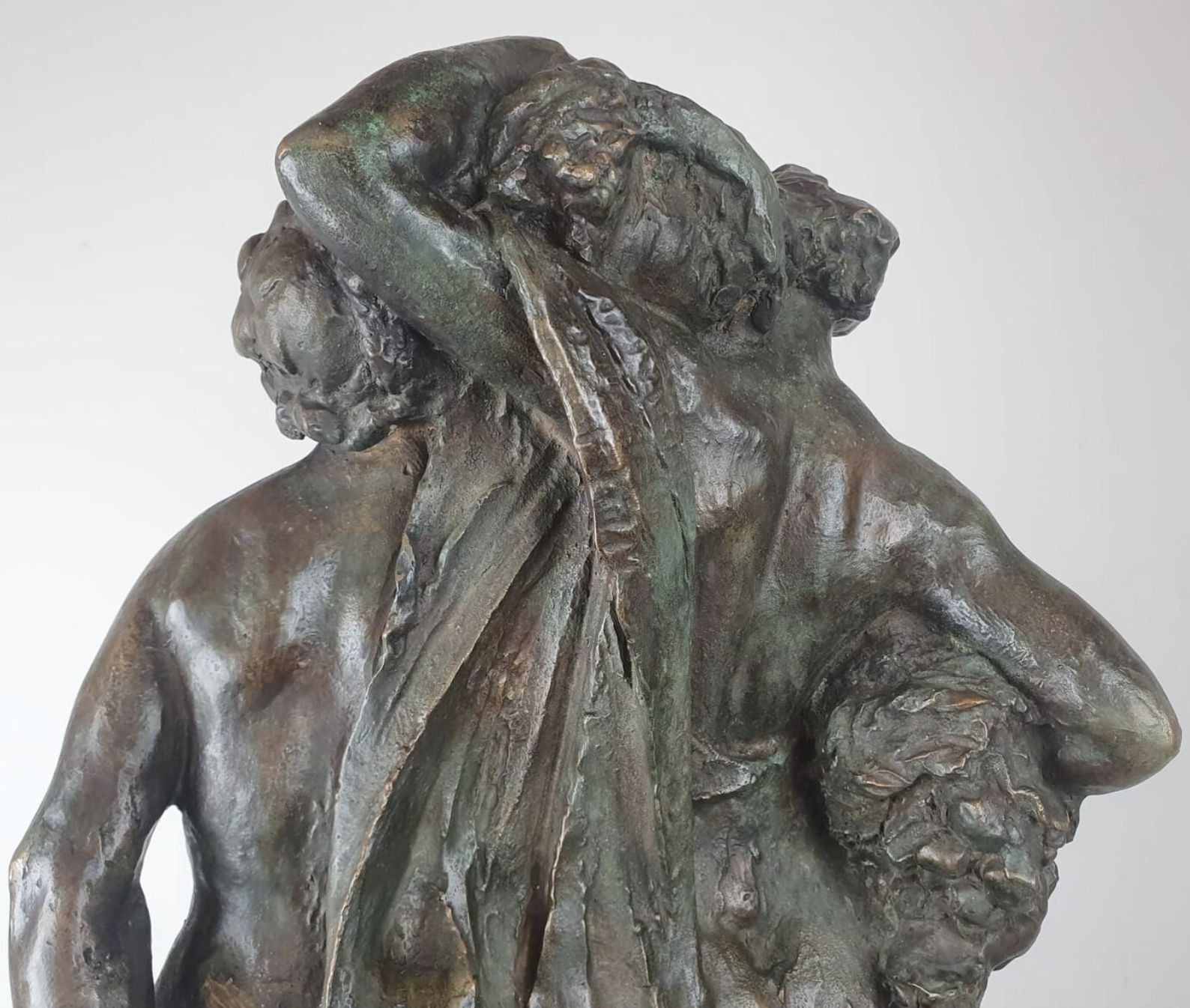 Jos De Decker, Bronze With Green Patina “Allegory Of Spring” photo vintage