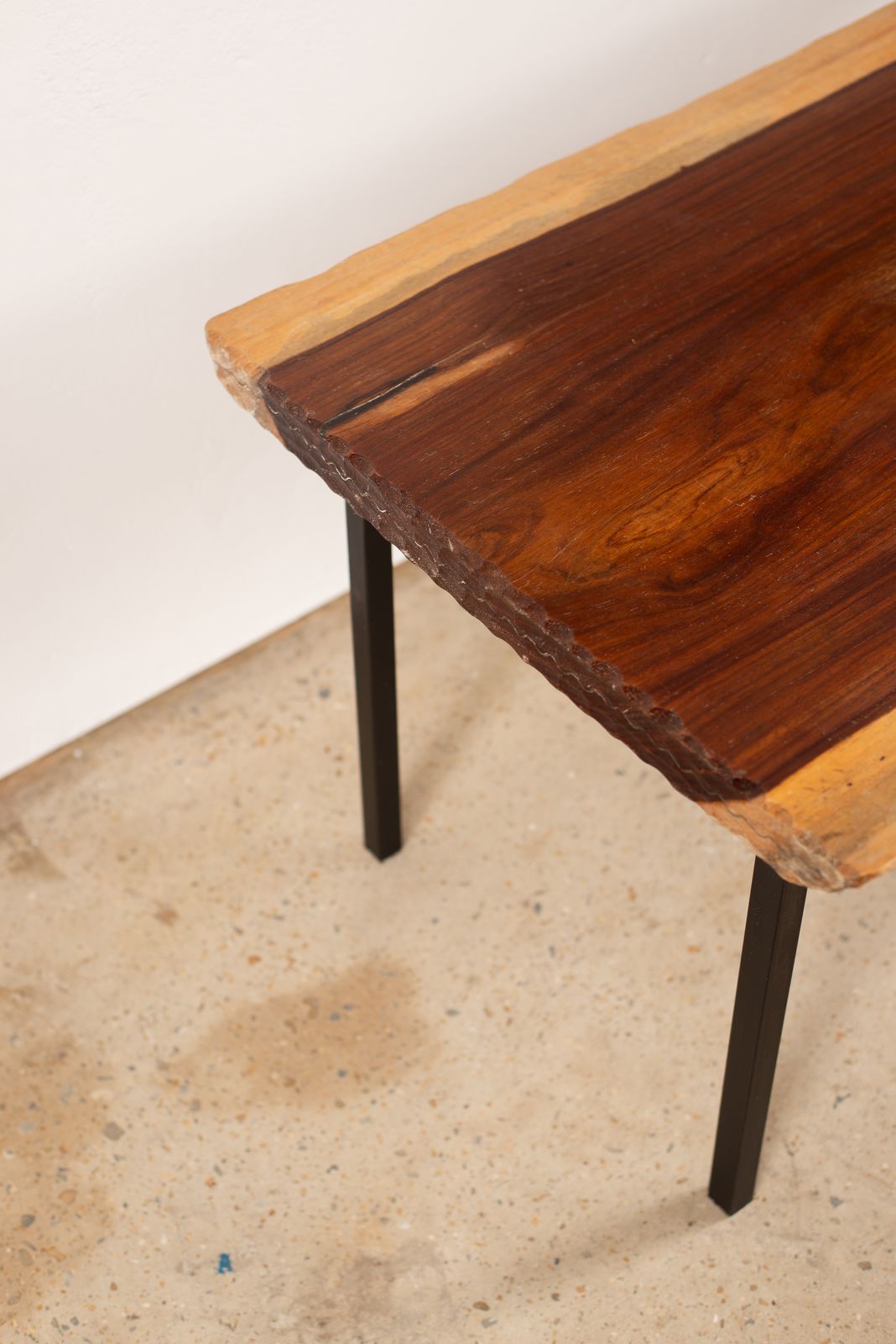 Mid Century French Coffee Table With Sapwood Edge photo furniture