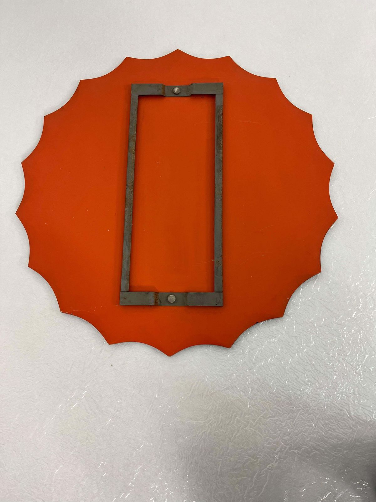 Mid Century Wall Mirror In The Style Of Cristal Art, 1960s photo vinterior