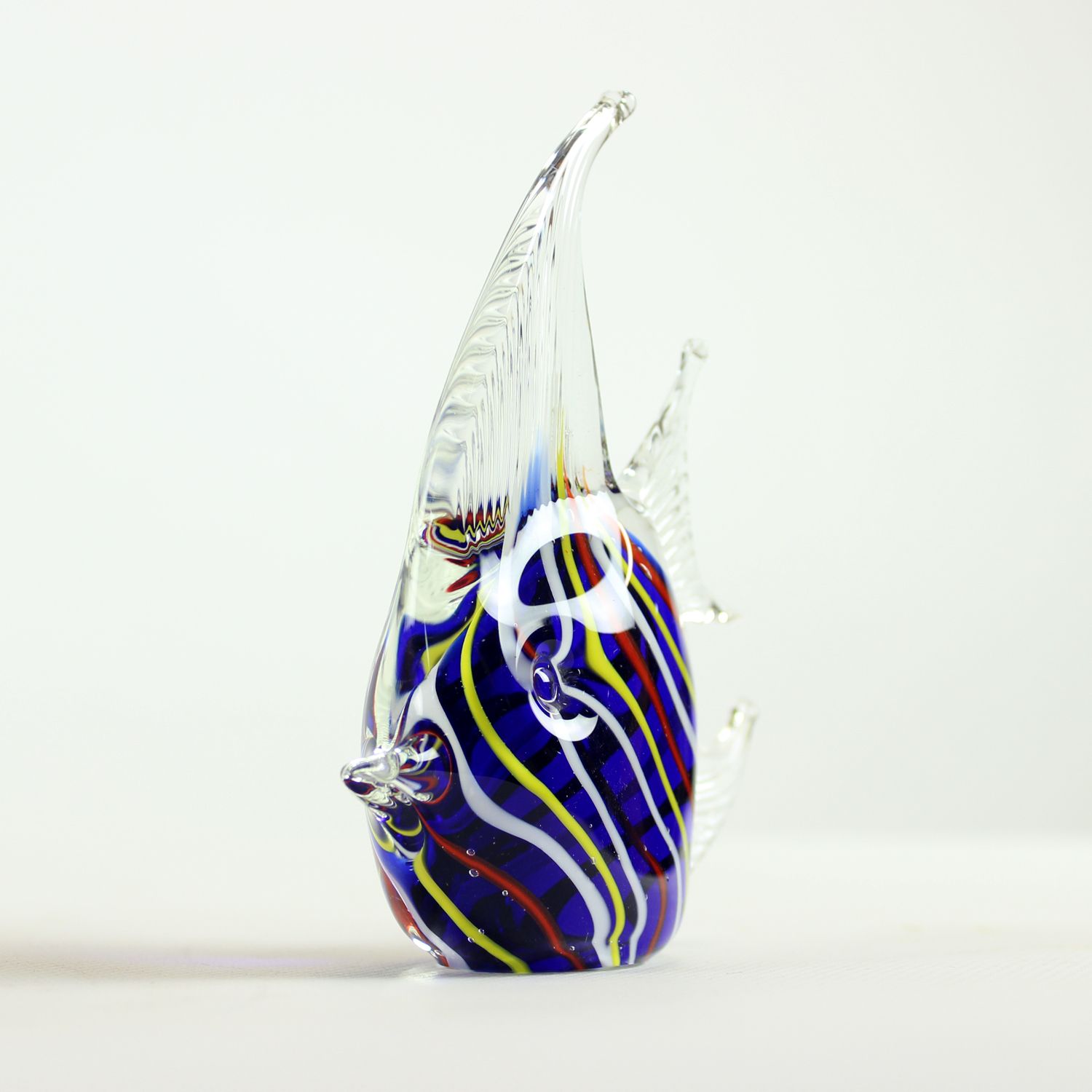 220.0 Stunning Glass Fish Statue, Czechoslovakia 1960s photo