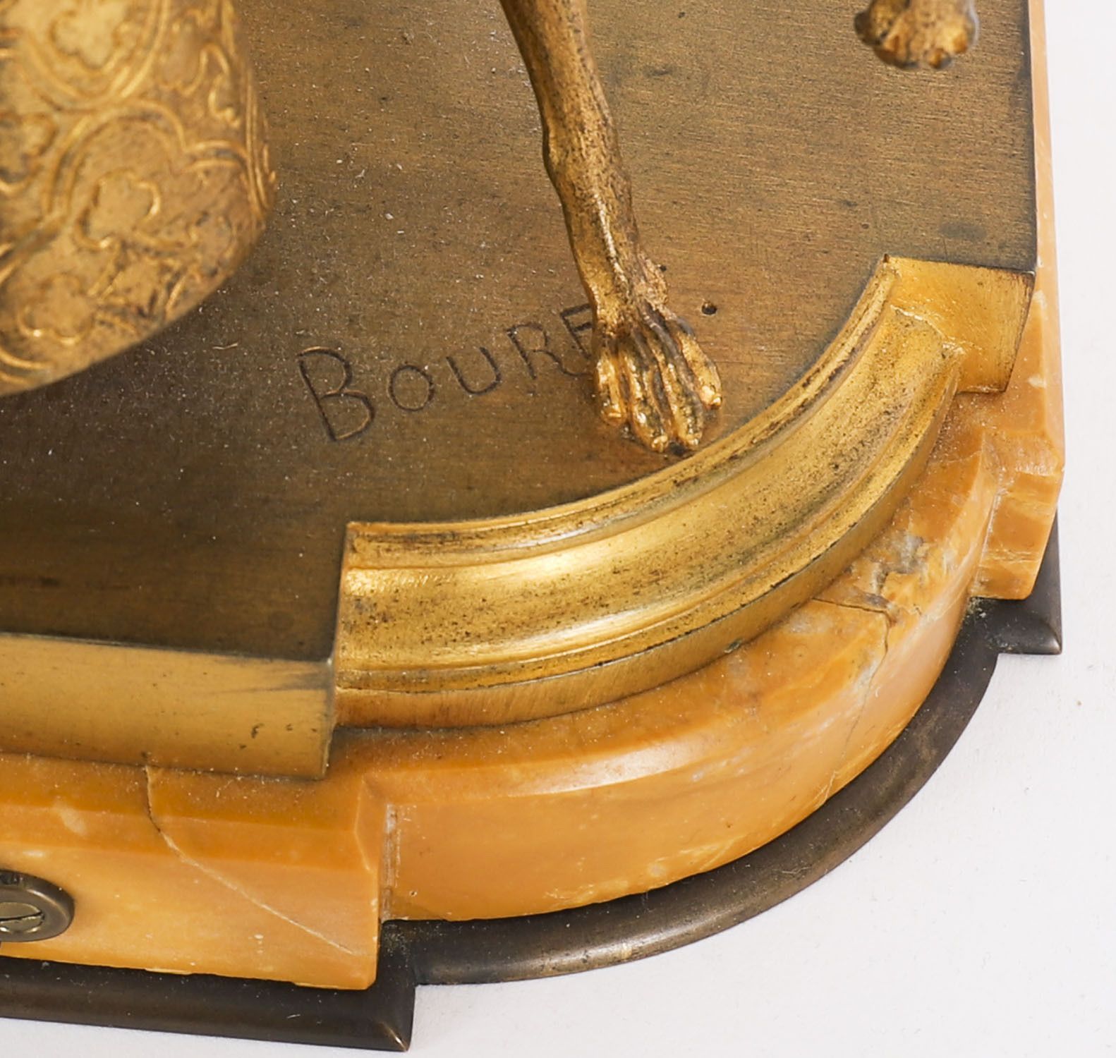 photo for sale Antique Gilt Bronze Sculpture Of Reine Isabella By  Eurotrope Bouret C 1870