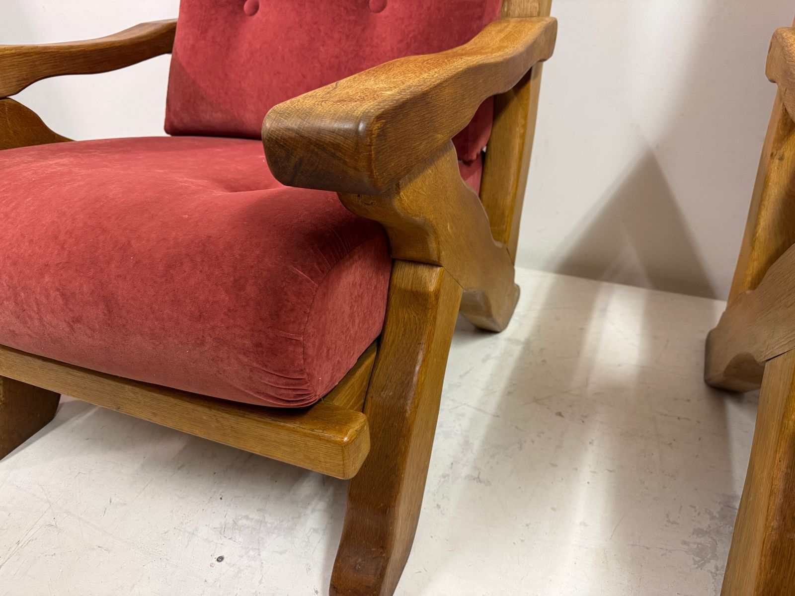 Pair Of 1960s Belgian Brutalist Armchairs photo vinterior