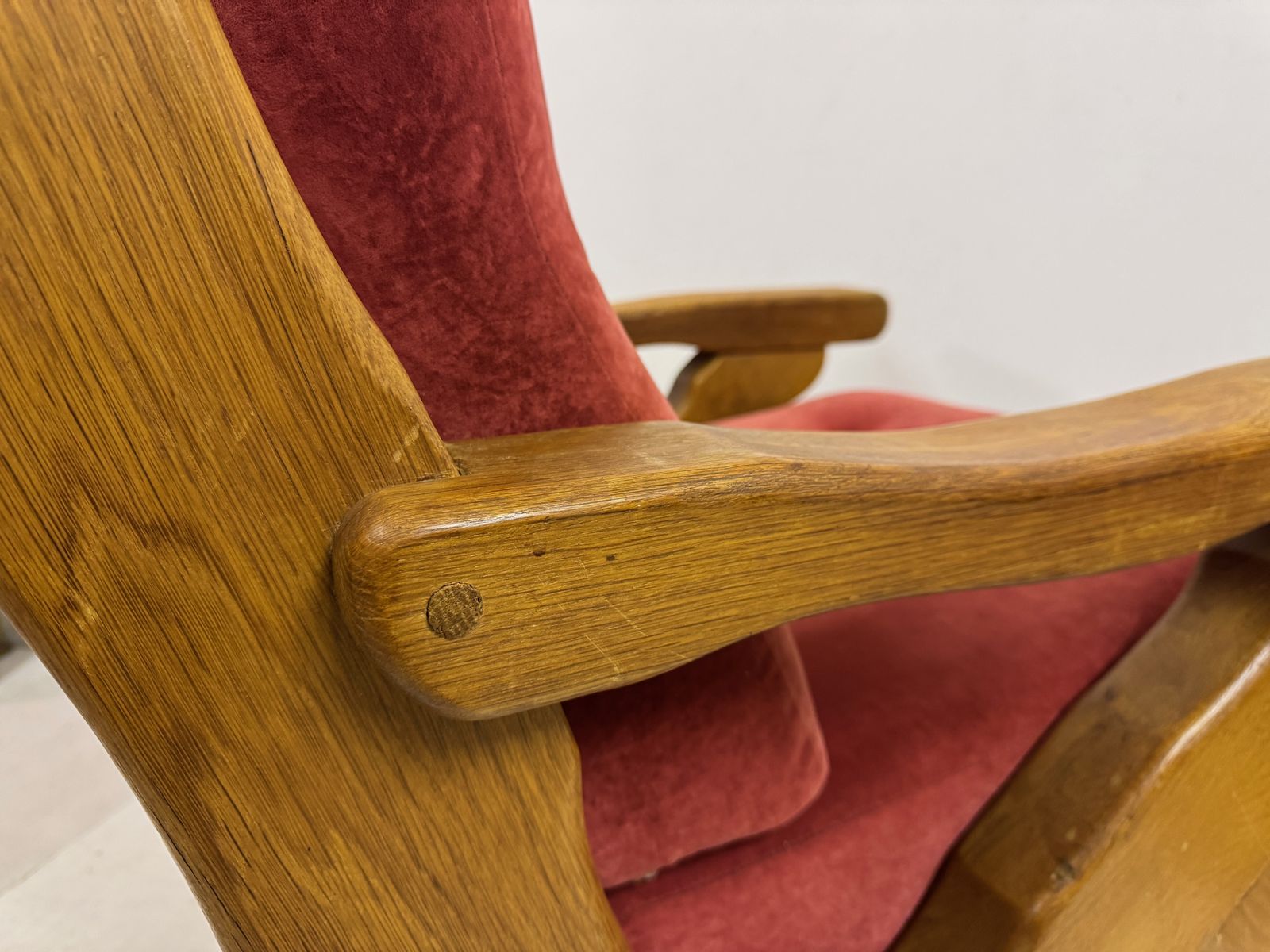 photo vintage Pair Of 1960s Belgian Brutalist Armchairs