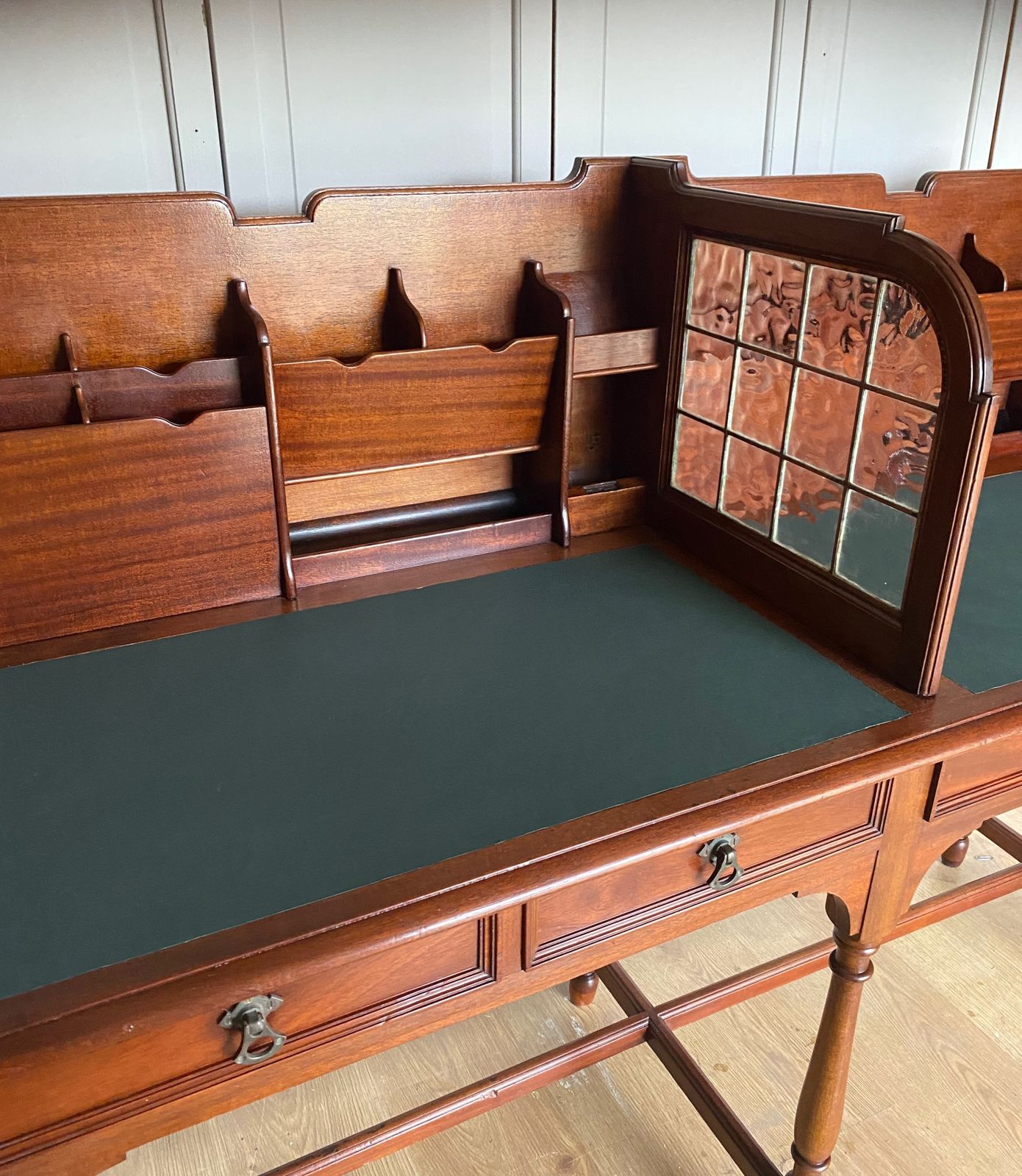 photo furniture Mahogany Twin Clerks Desk, 1900s