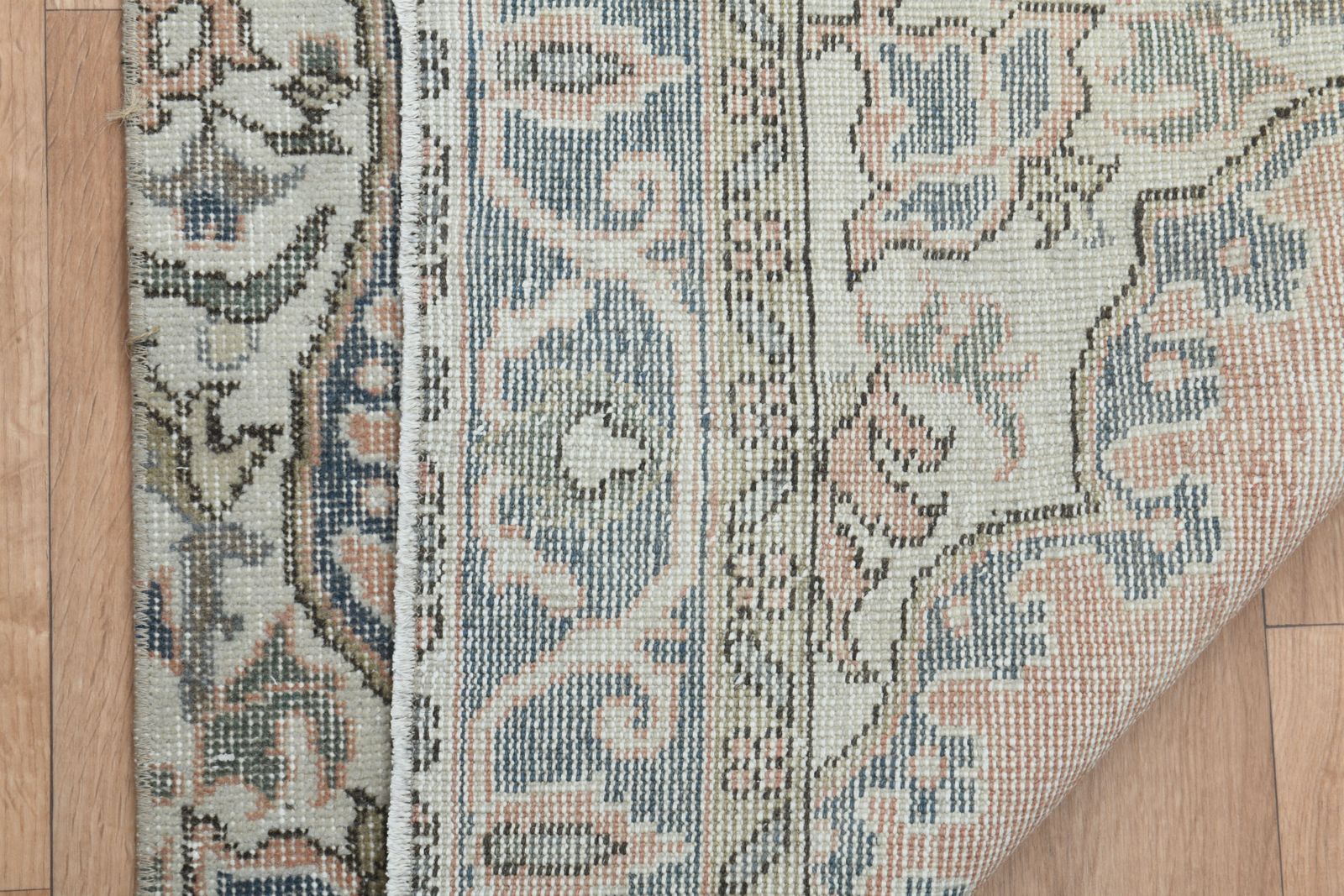 photo for sale 2'5x6'4 Ft, Farmhouse Decor Vintage Short Runner, Bathroom Rug, Kitchen Decor, Handmade Turkish Rugs, Wool, Medallion Style, Stair Decor, Hallway