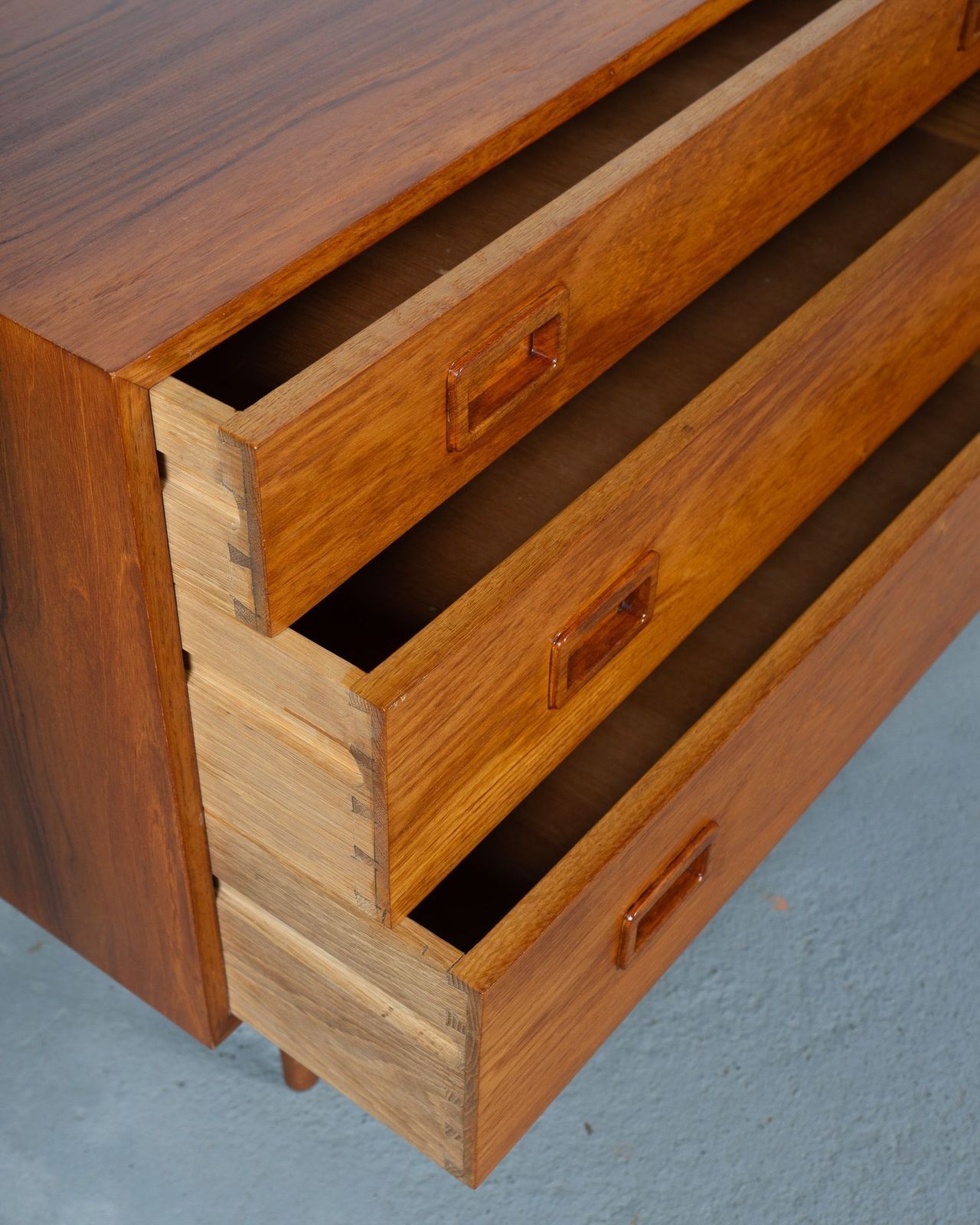 photo furniture English Teak Chest Of Drawers, 1960s