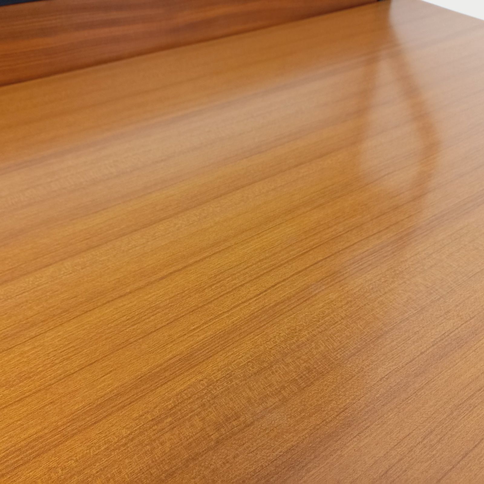 1977.0 Desk With String Bookcase In Teak, Metal And Melamine photo