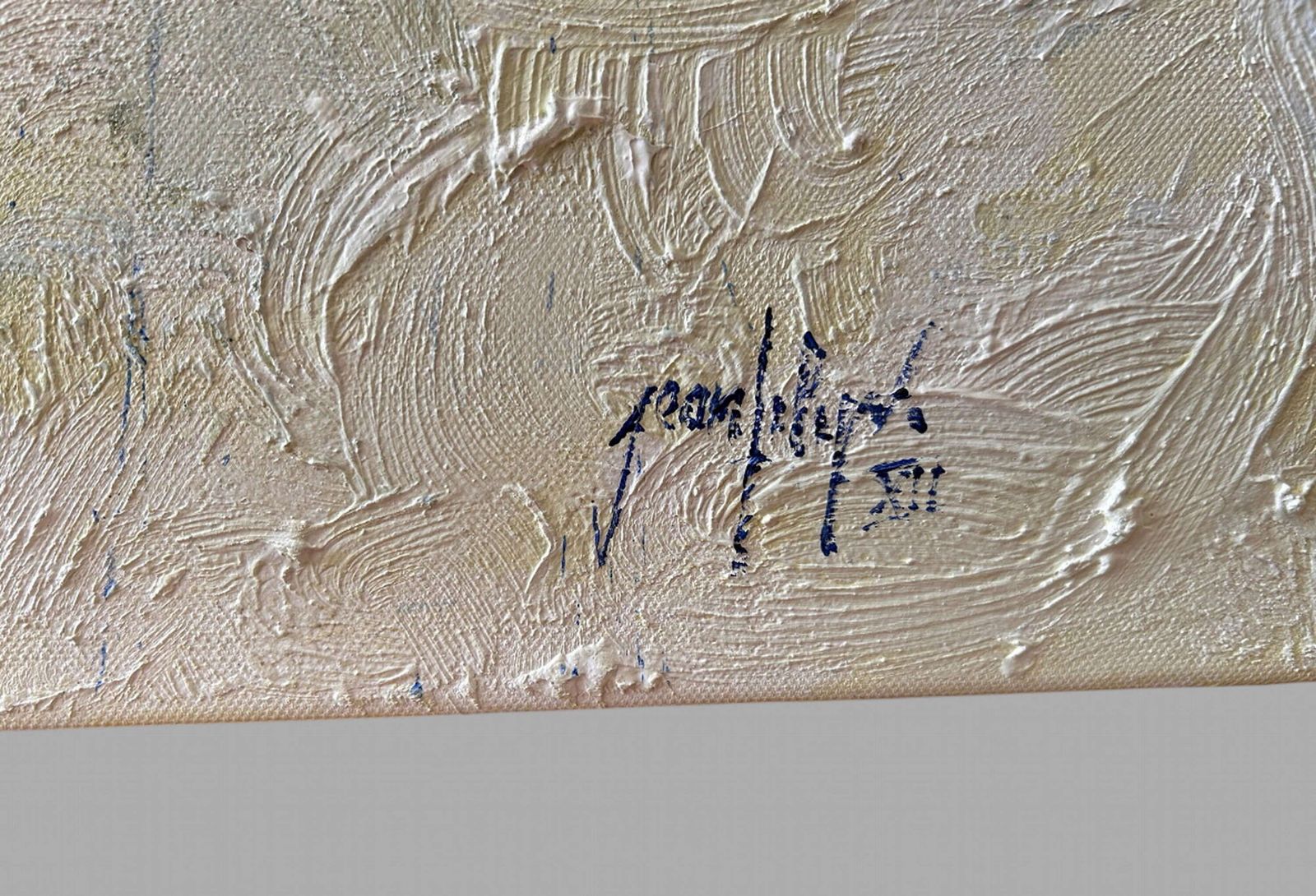 Jeanfilip   Large Acrylic, Collage On Canvas   Le Vol De Papillons   Signed 2012 photo vintage