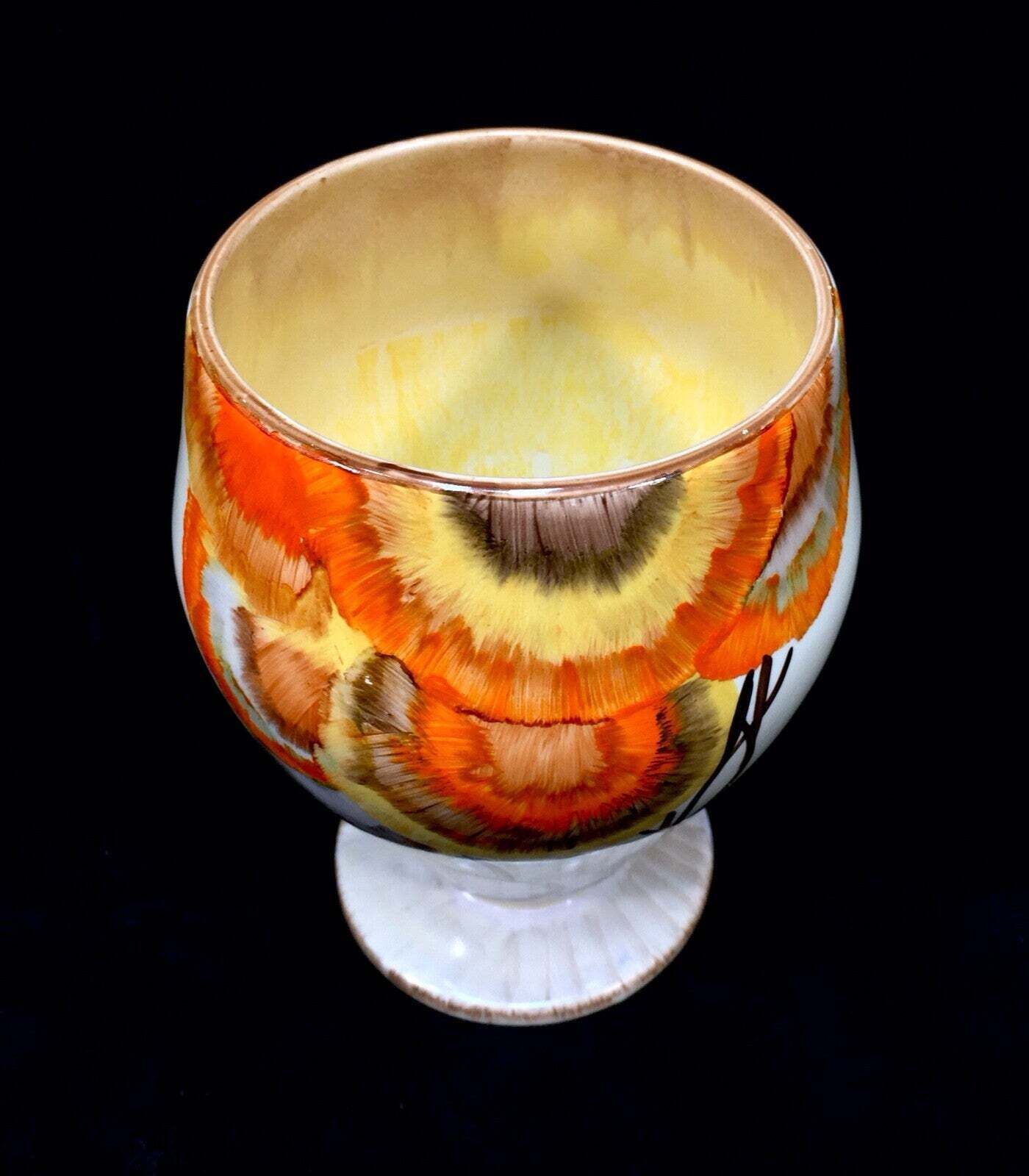 Antique Clarice Cliff   Rhodanthe Shape 363 Vase Art Deco Pottery Bizarre C1934 photo Home Decor