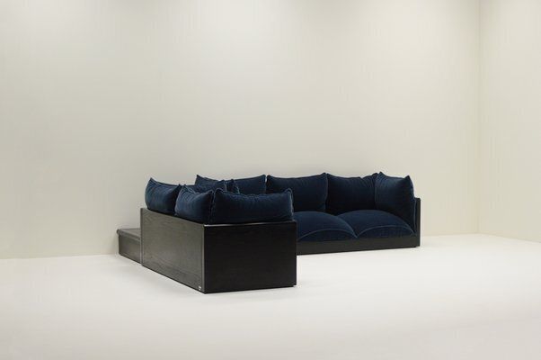 Down Sofa Set By Carlo Bartoli For Rossi Di Albizzate, Italy, 1974, Set Of 3 photo for sale