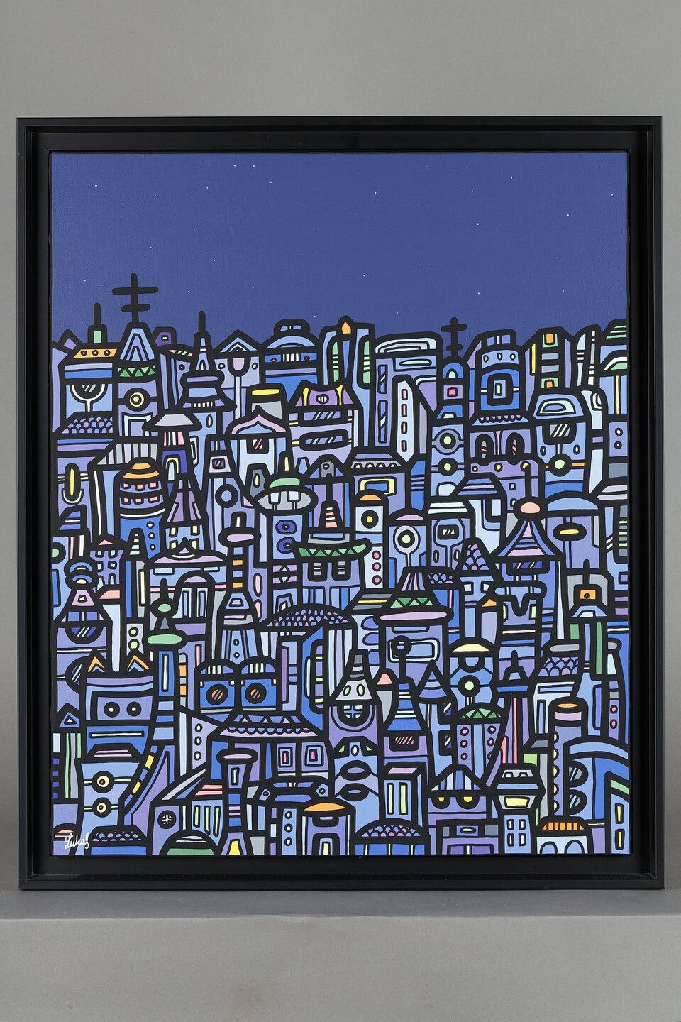 "Istanbul", Painting On Canvas By Contemporary Artist Lukas photo furniture