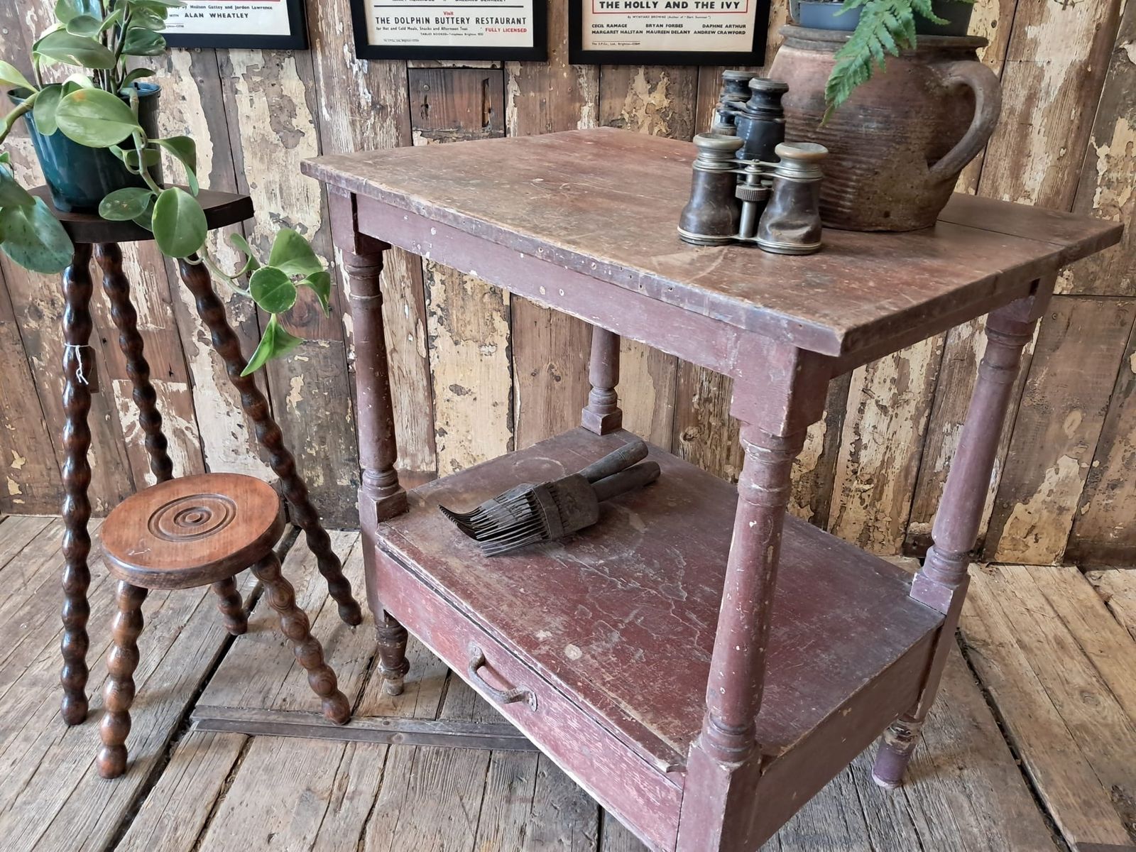 Rustic Side Table photo for sale
