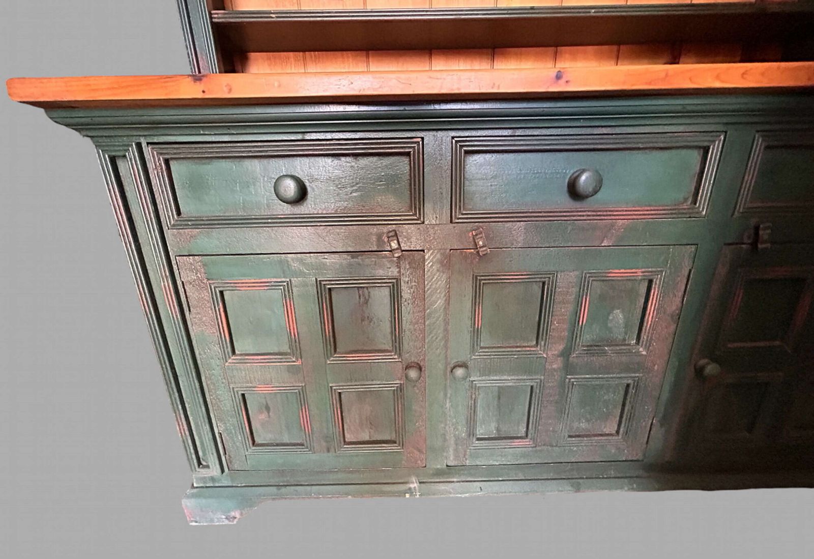 A Good Sized Pine And Painted Dresser photo buy