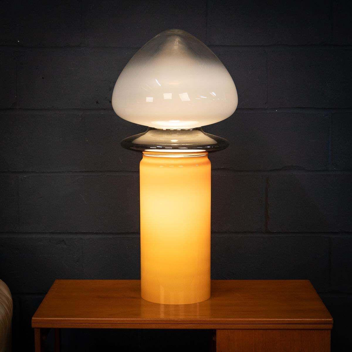 21st Century Italian Contemporary Hand Blown Glass Lamp, Murano photo for sale