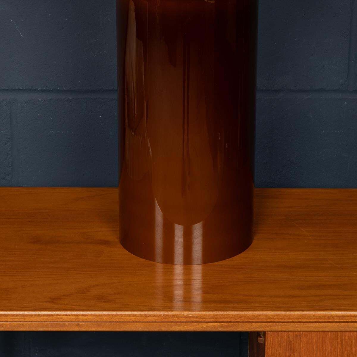 21st Century Italian Contemporary Hand Blown Glass Lamp, Murano photo vintage