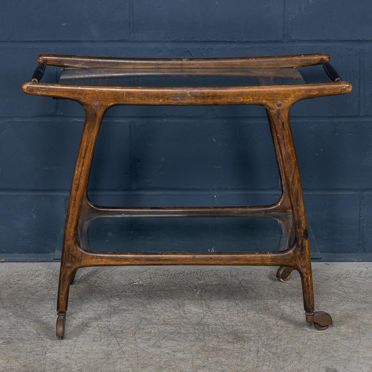 20th Century Italian Drinks Trolley In The Manner Of Cesare Lacca C.1960 photo 814.0