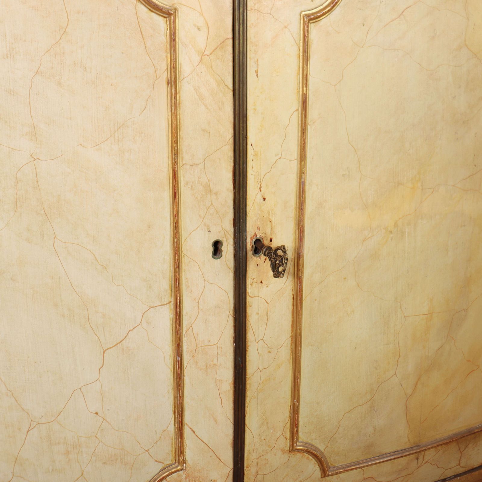 English Marble Top Demi Lune Side Cabinet photo buy