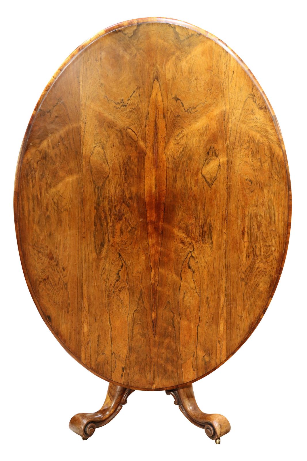 Rosewood Loo Table, 1800s, Antique photo Furniture