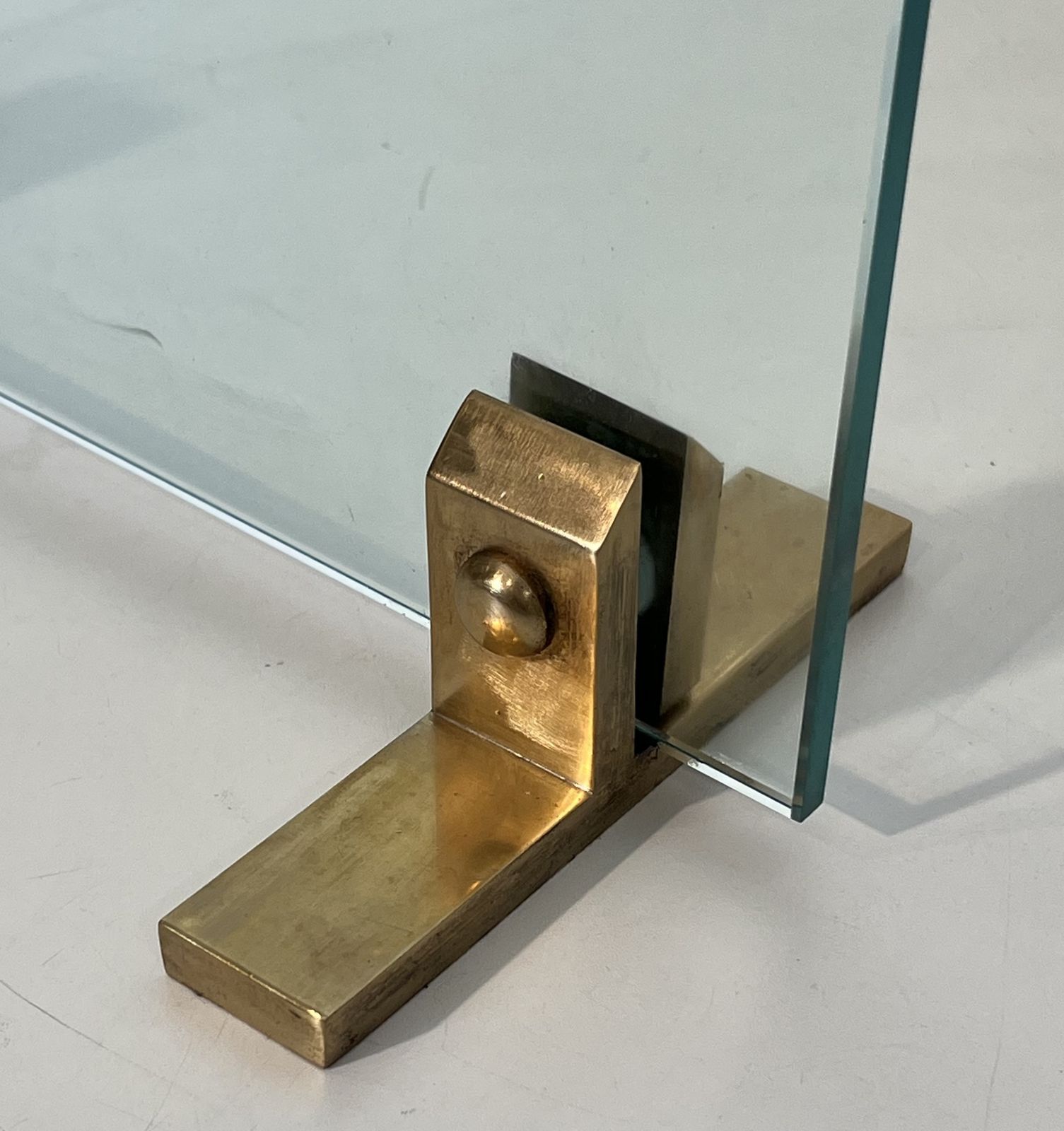 Glass And Brass Designer Fire Kit photo buy