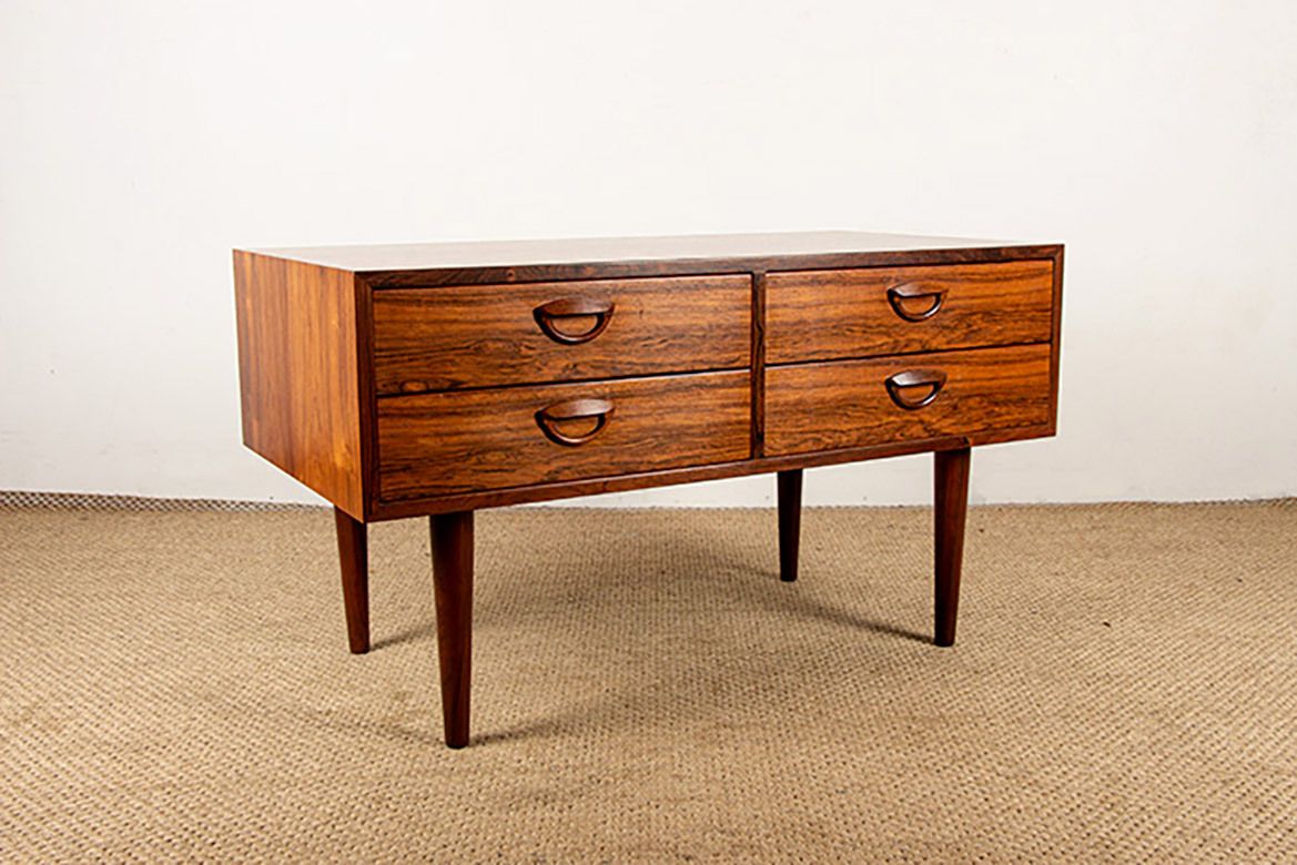 Commode danoise en palissandre par Kai Kristiansen pour Feldballe Møbelfabrik 1960. photo 1650.0