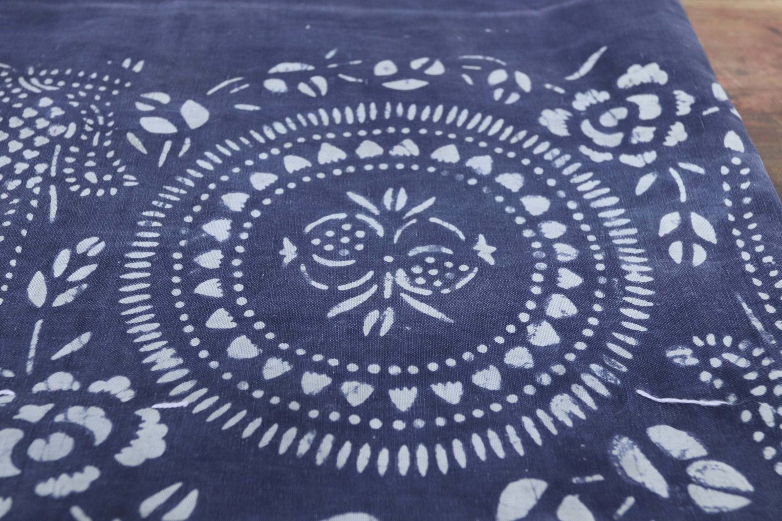 Late 19th Century Chinese Wax Resist Fabric (1) photo 202.0
