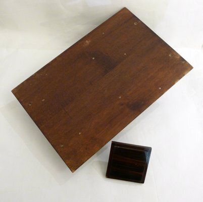 Art Deco Desk Set In Wood, 1930s photo for sale