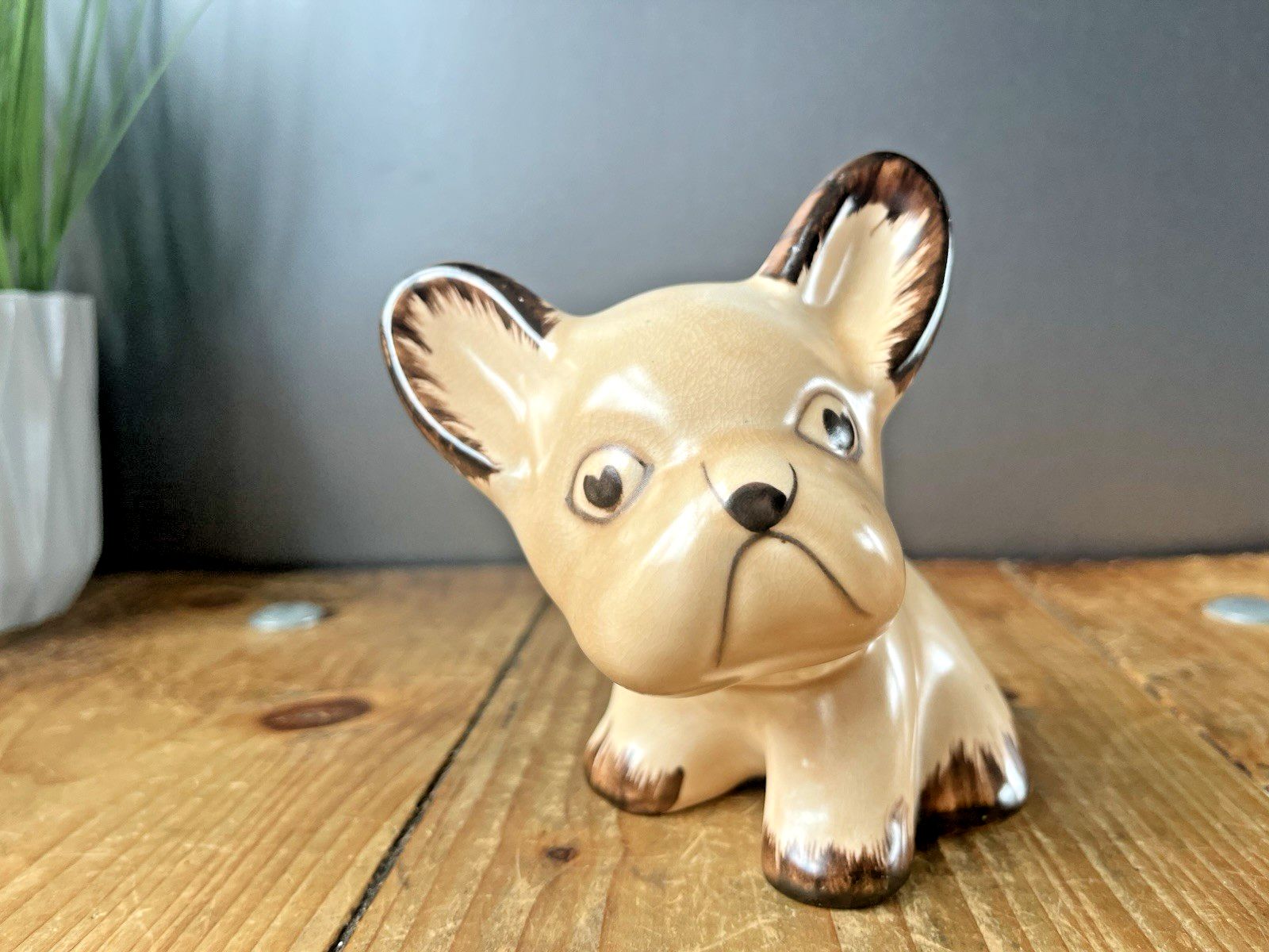 Cute Art Deco Byngo Dog French Bulldog Made In England Denby Sylvac Wade Style photo for sale
