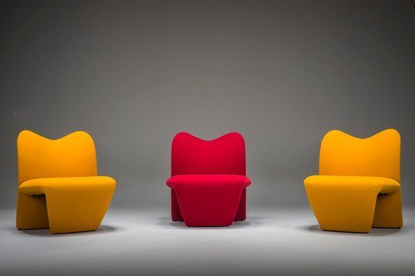 Multipla Lounge Chairs By Dillon & Wheeler For Kron Design, 1990s, Set Of 3