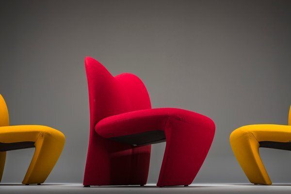 photo vintage Multipla Lounge Chairs By Dillon & Wheeler For Kron Design, 1990s, Set Of 3