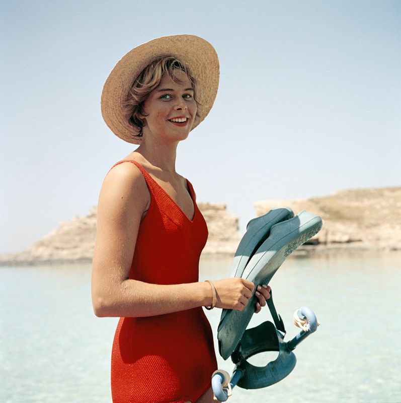 Slim Aarons 'Marietine Birnie' Unframed Archival Pigment Print