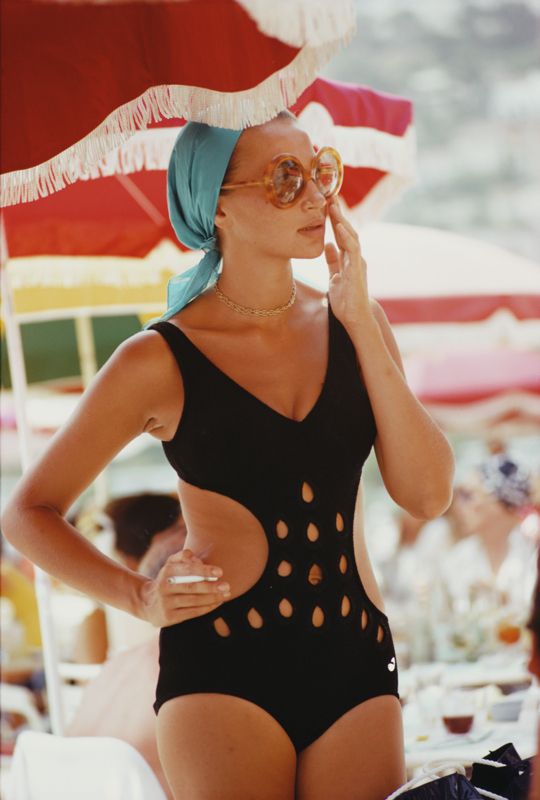 Slim Aarons 'Monte Carlo Swimwear' Unframed Archival Pigment Print